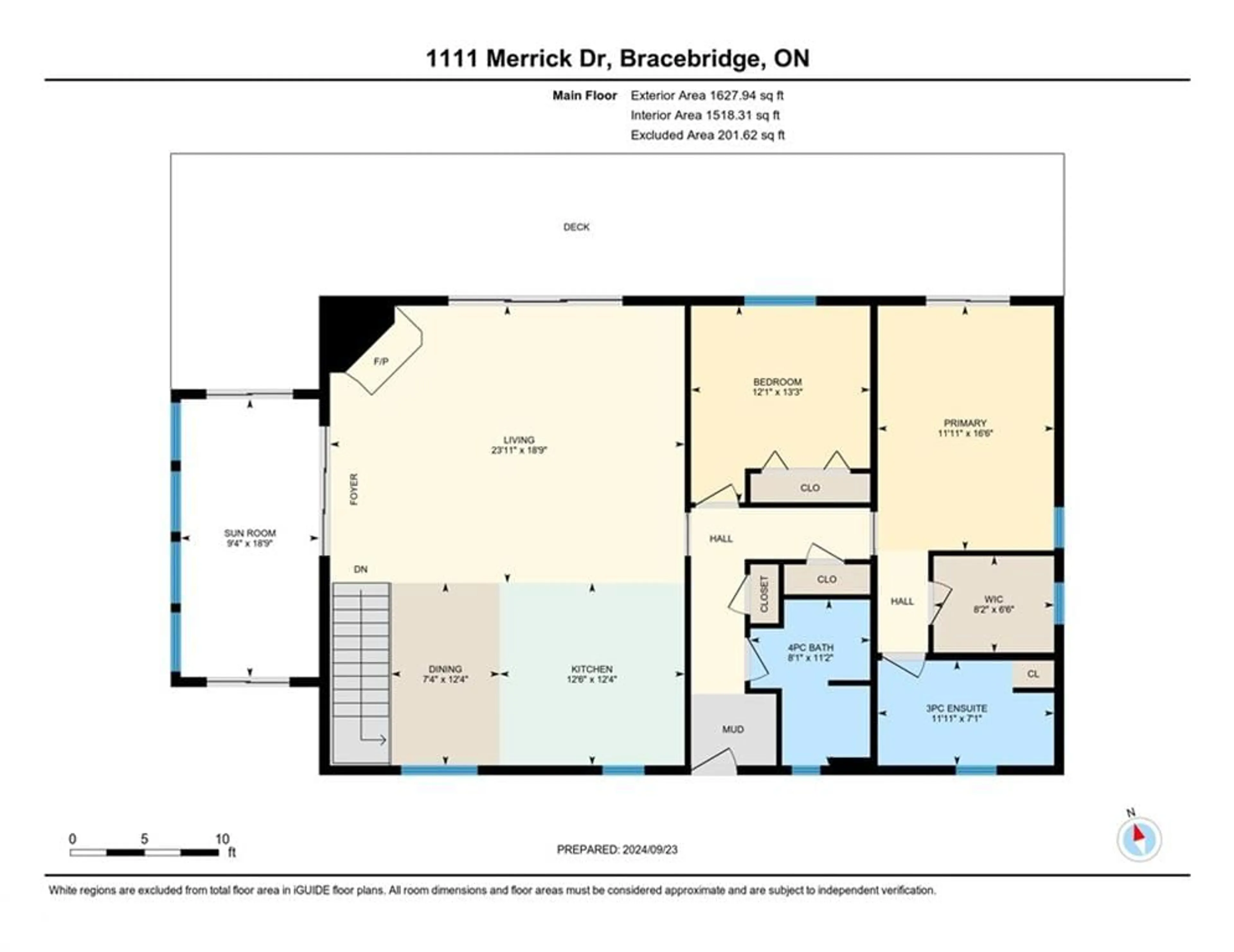 Floor plan for 1111 Merrick Dr, Bracebridge Ontario P1L 1X1