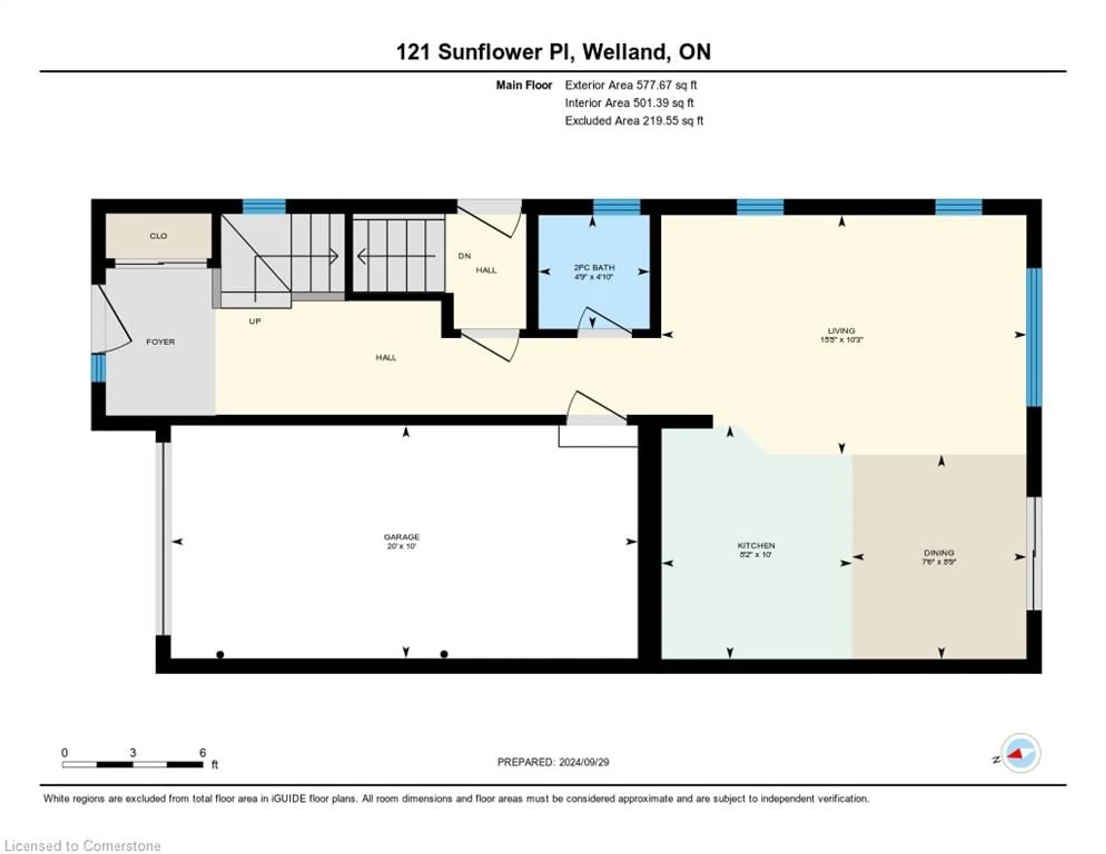 Floor plan for 121 Sunflower Pl, Welland Ontario L3C 0H9