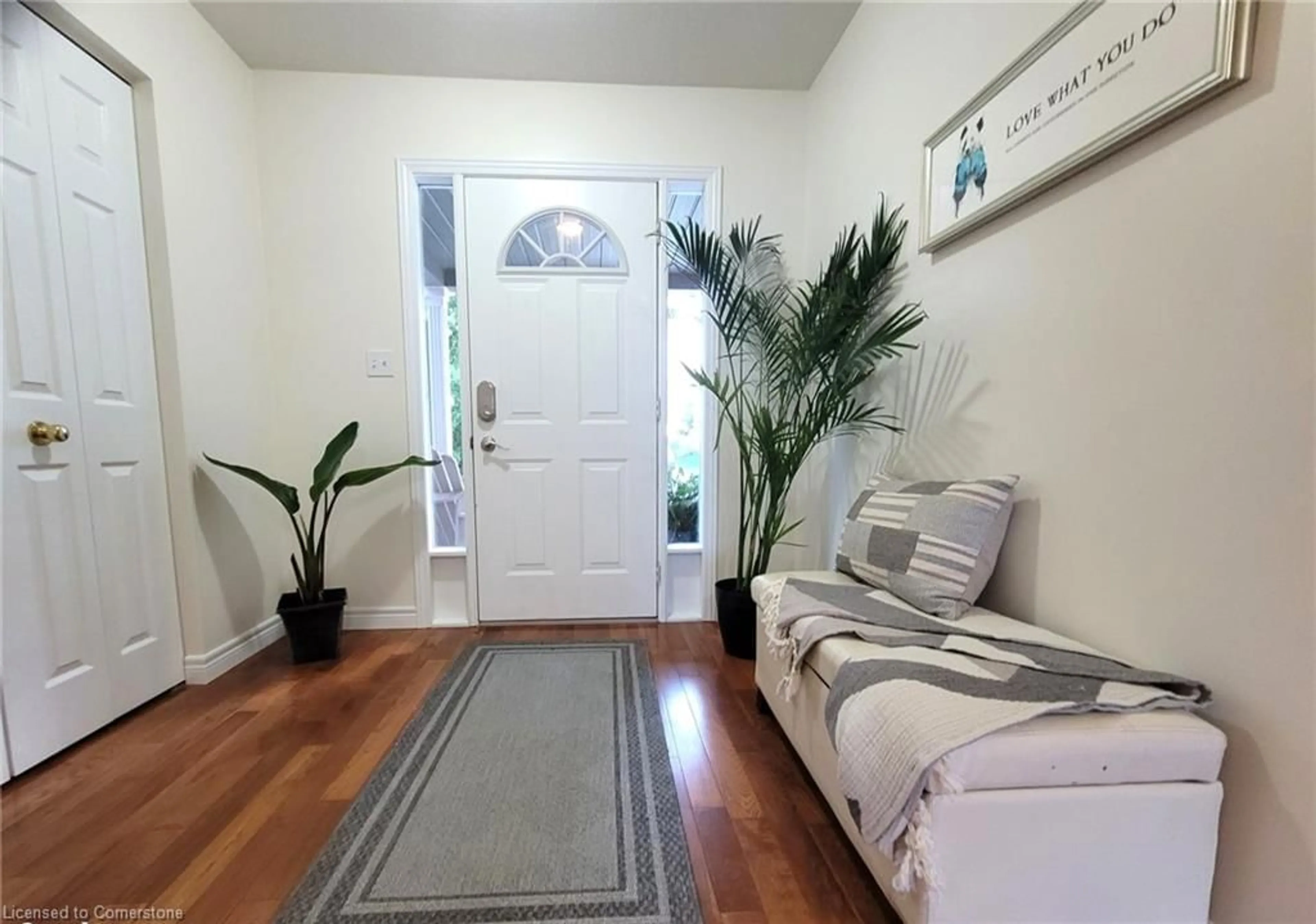 Indoor entryway, wood floors for 160 Brenneman Ave, Baden Ontario N3A 4N1