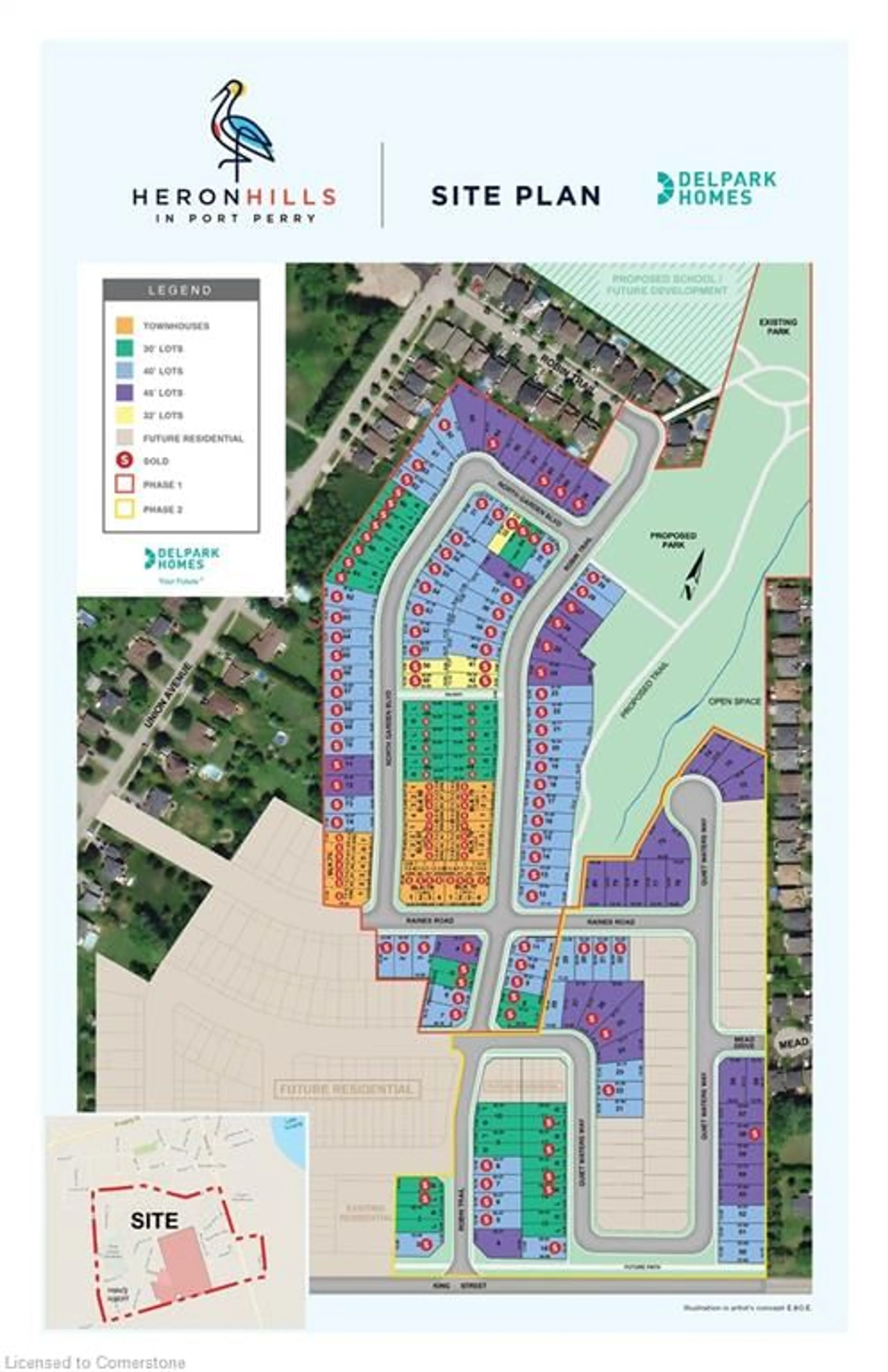 Picture of a map for 1 North Garden Blvd, Scugog Ontario L9L 1C2