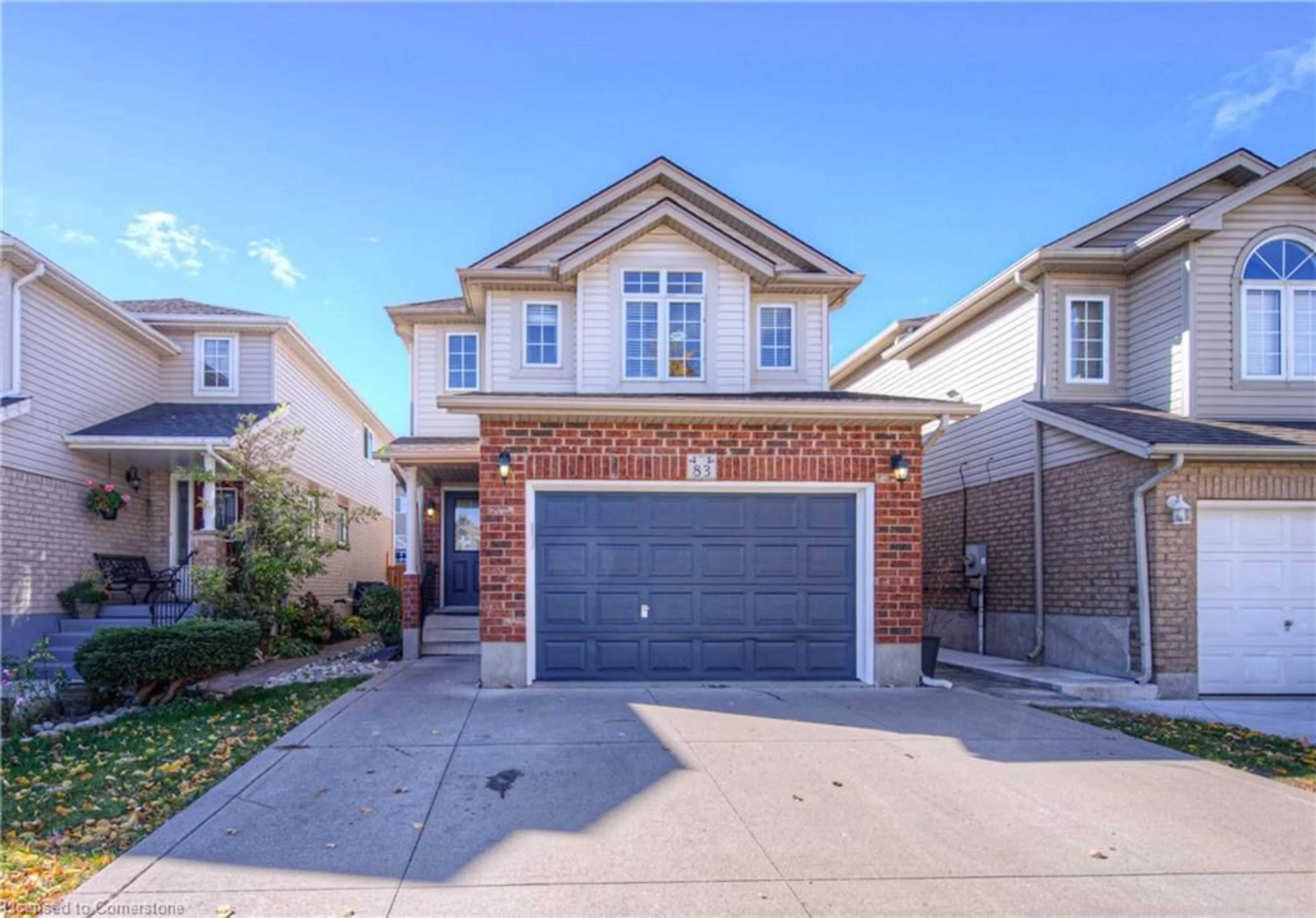 Frontside or backside of a home, the street view for 83 Bridlewreath St, Kitchener Ontario N2E 3V6