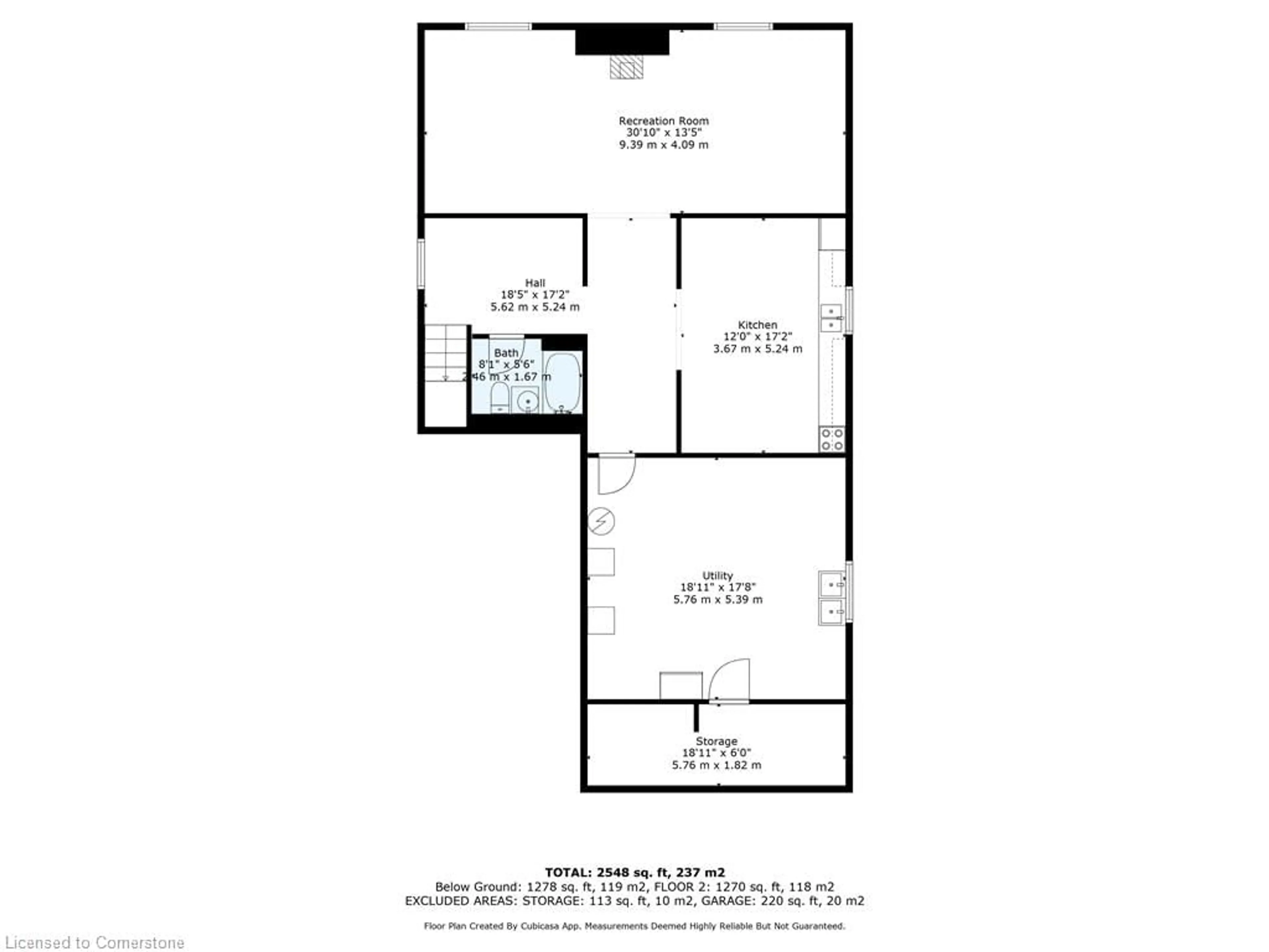 Floor plan for 683 Seventh Ave, Hamilton Ontario L8V 1Z1