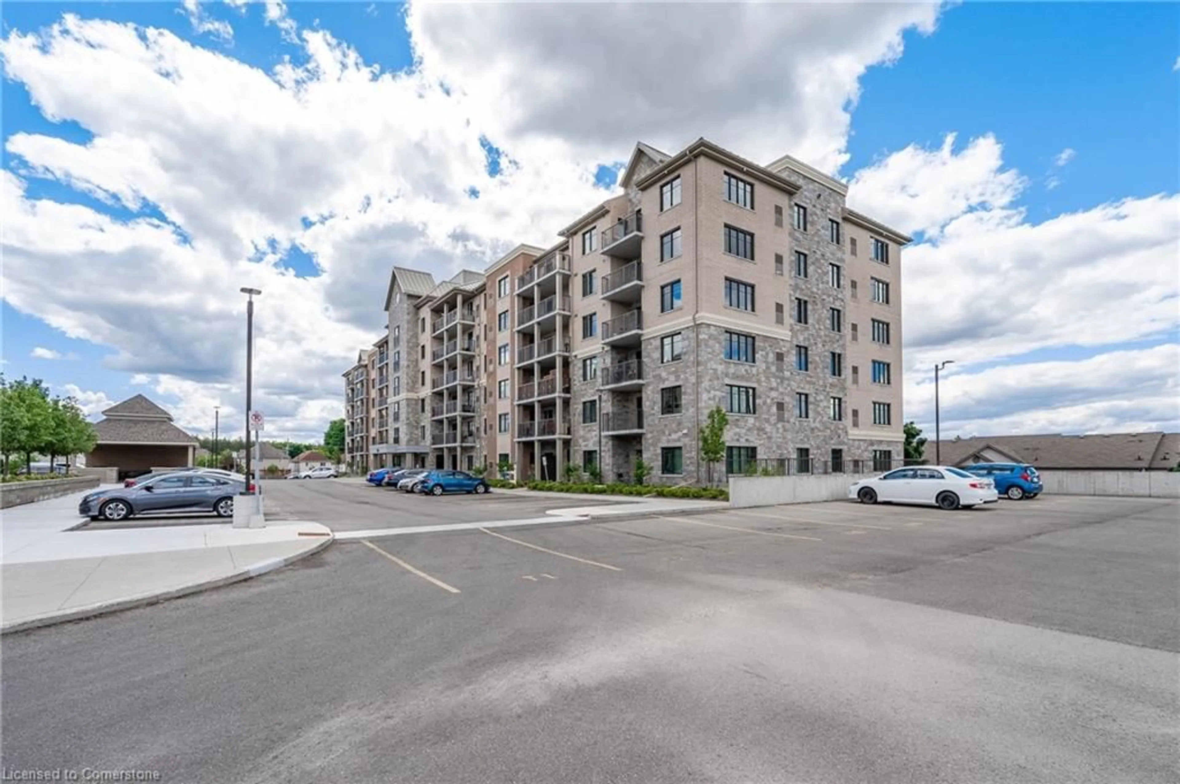 A pic from exterior of the house or condo, the street view for 778 Laurelwood Dr #705, Waterloo Ontario N2V 0G3