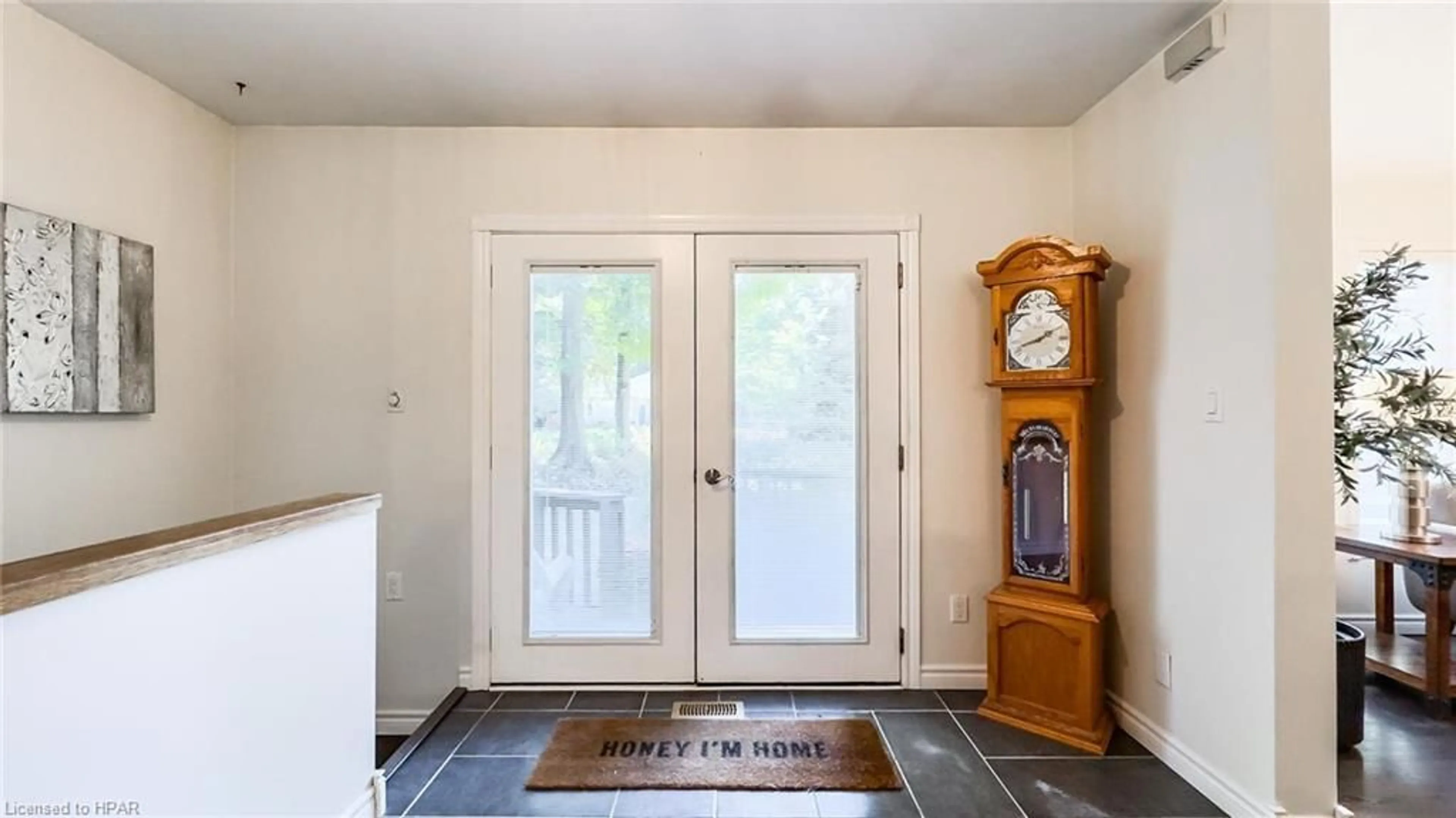 Indoor entryway, wood floors for 216 Shadywood Cres, Point Clark Ontario N2Z 2X3