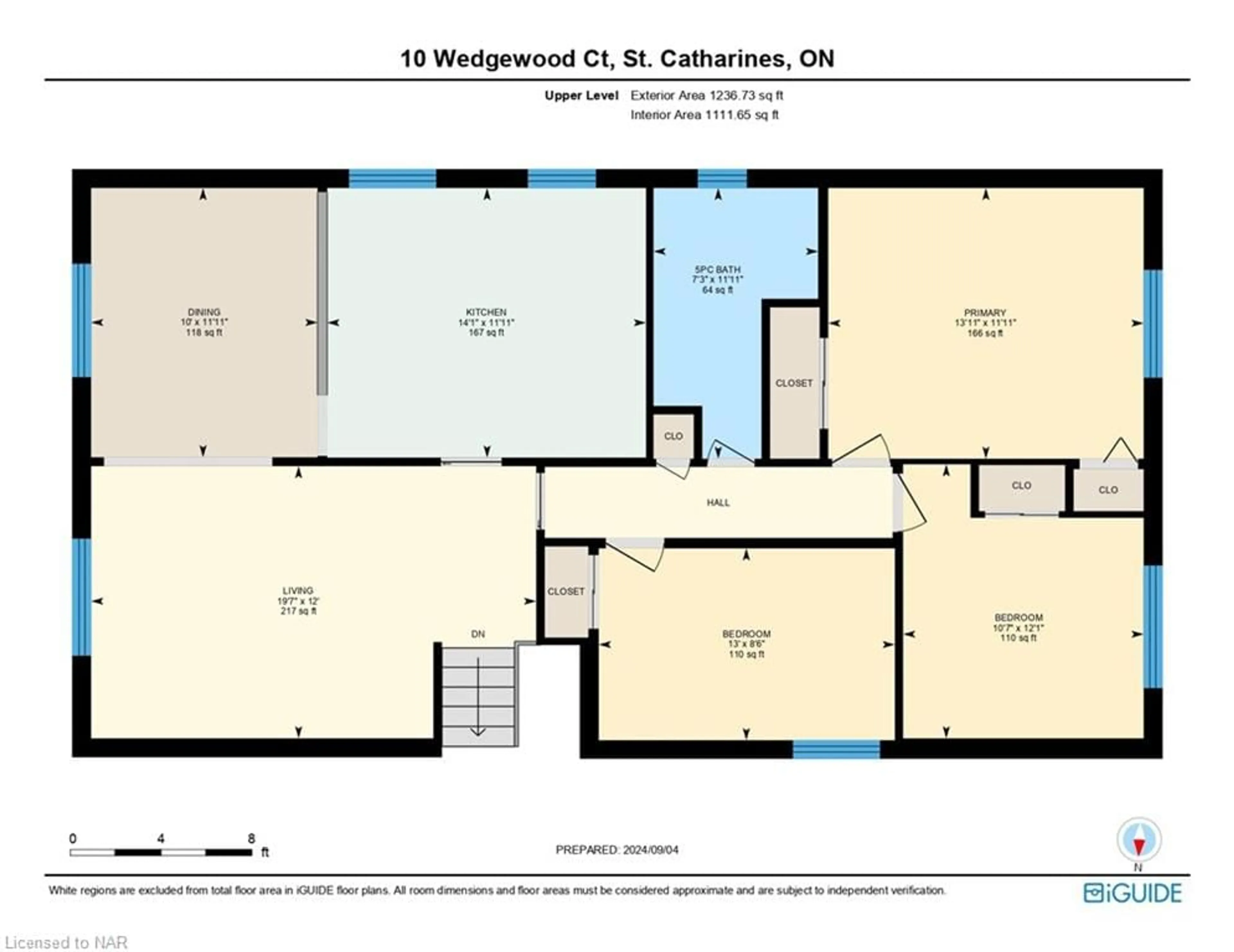 Floor plan for 10 Wedgewood Crt, St. Catharines Ontario L2N 6L5