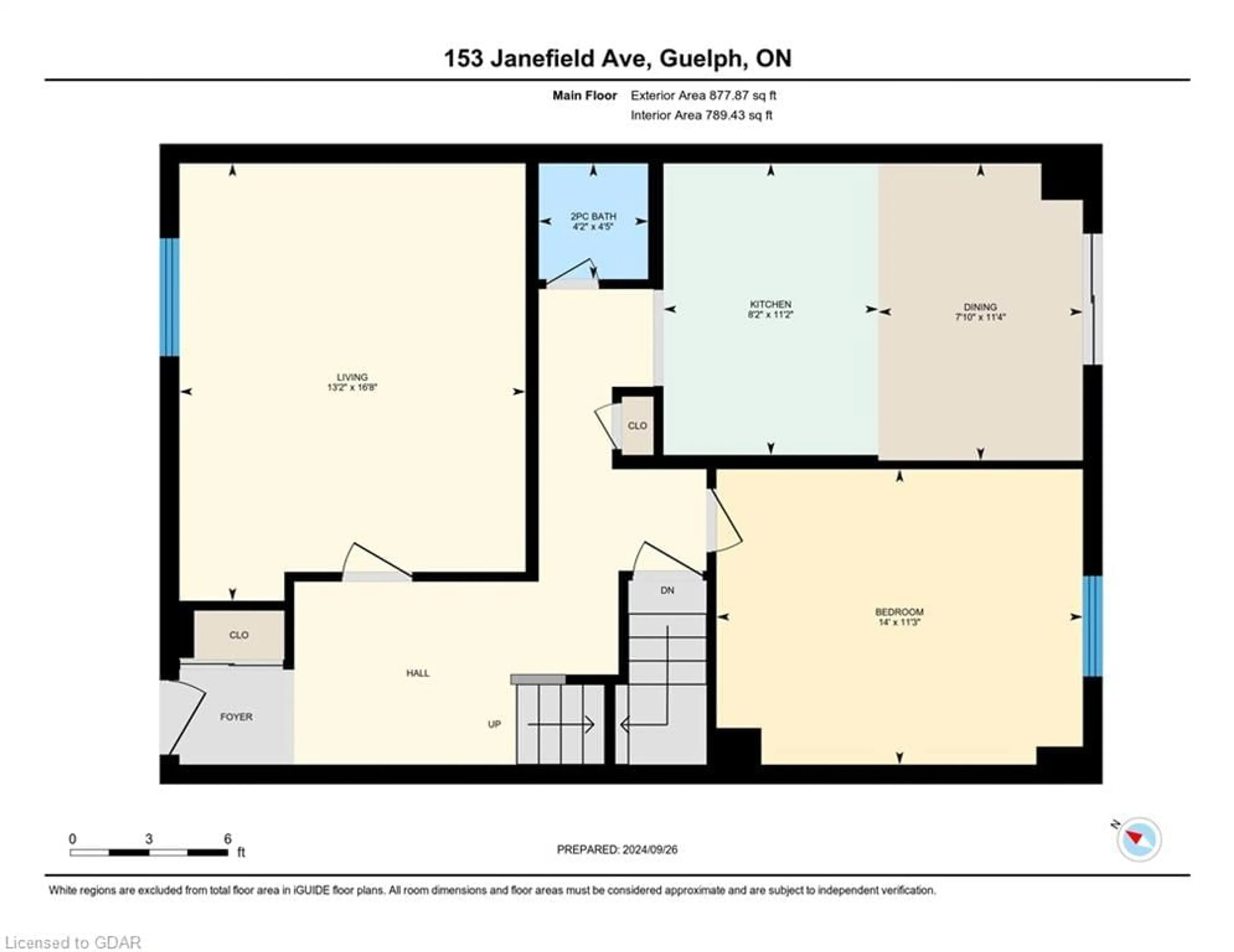 Floor plan for 153 Janefield Ave #59, Guelph Ontario N1G 2L4