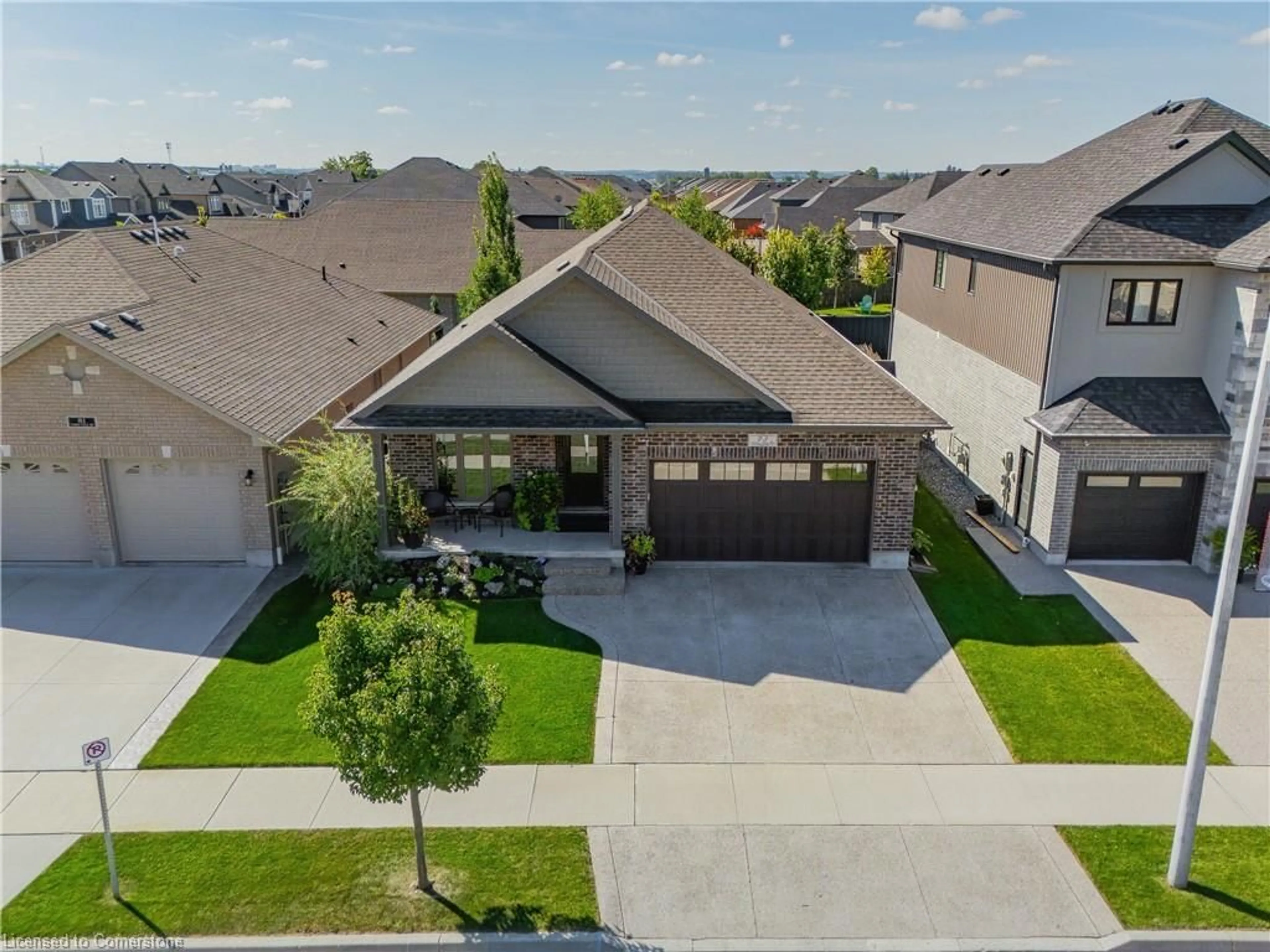 Frontside or backside of a home, the street view for 73 Timber Trail Rd, Elmira Ontario N3B 0C7