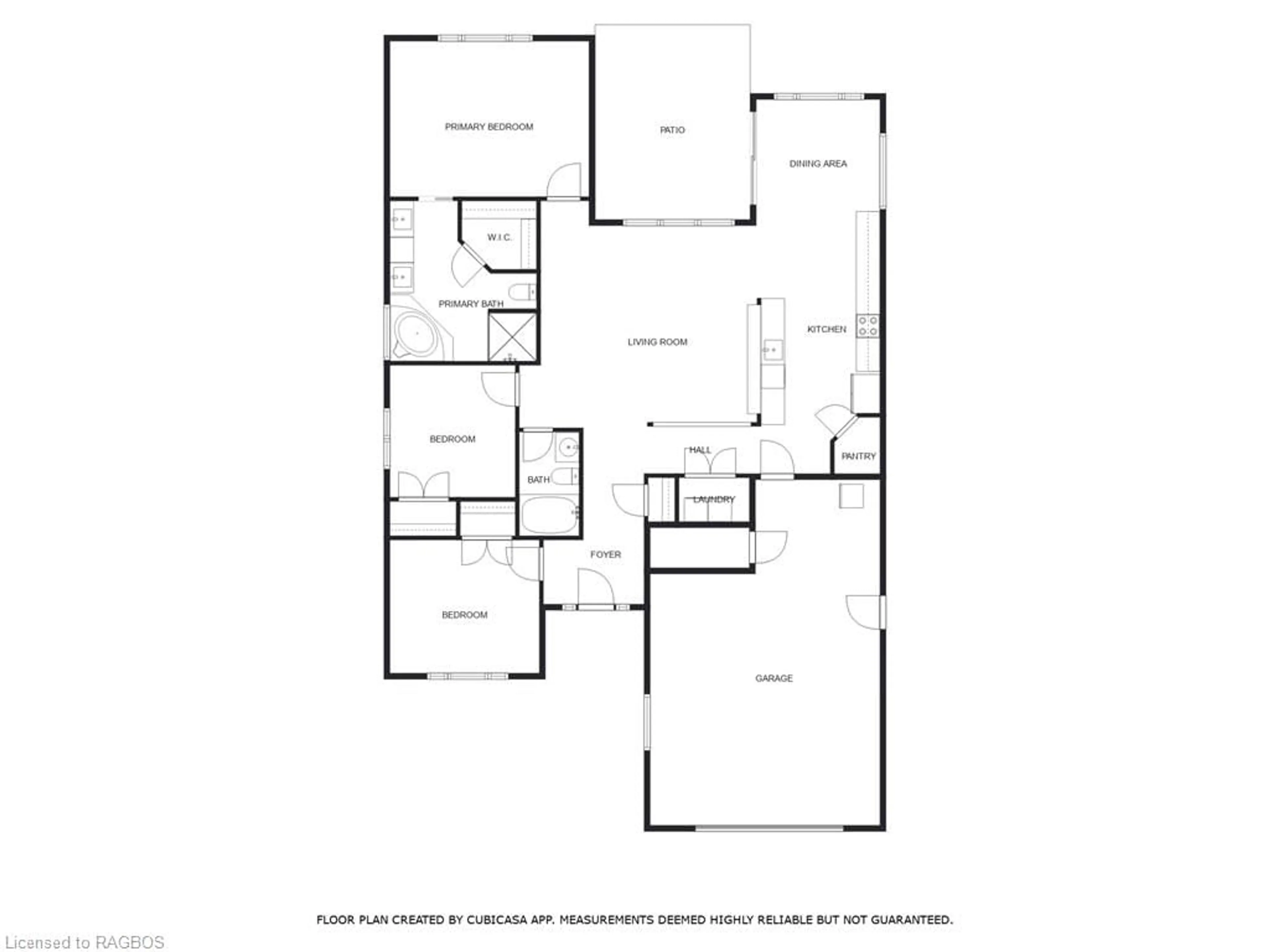 Floor plan for 207 Carloway Trail, Huron-Kinloss Ontario N2Z 0A4