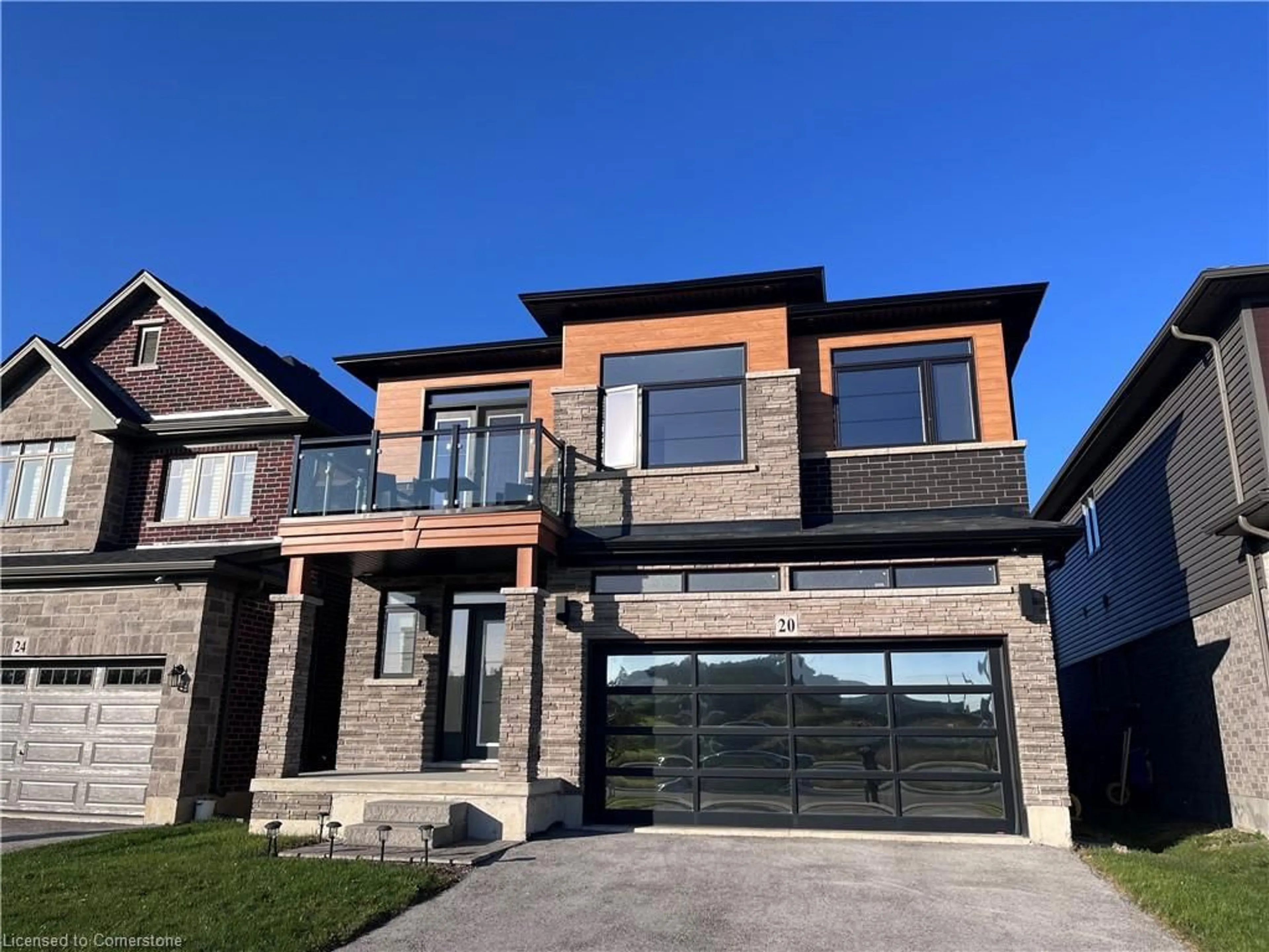 Home with brick exterior material for 20 Columbus Gate, Stoney Creek Ontario L8J 0L3