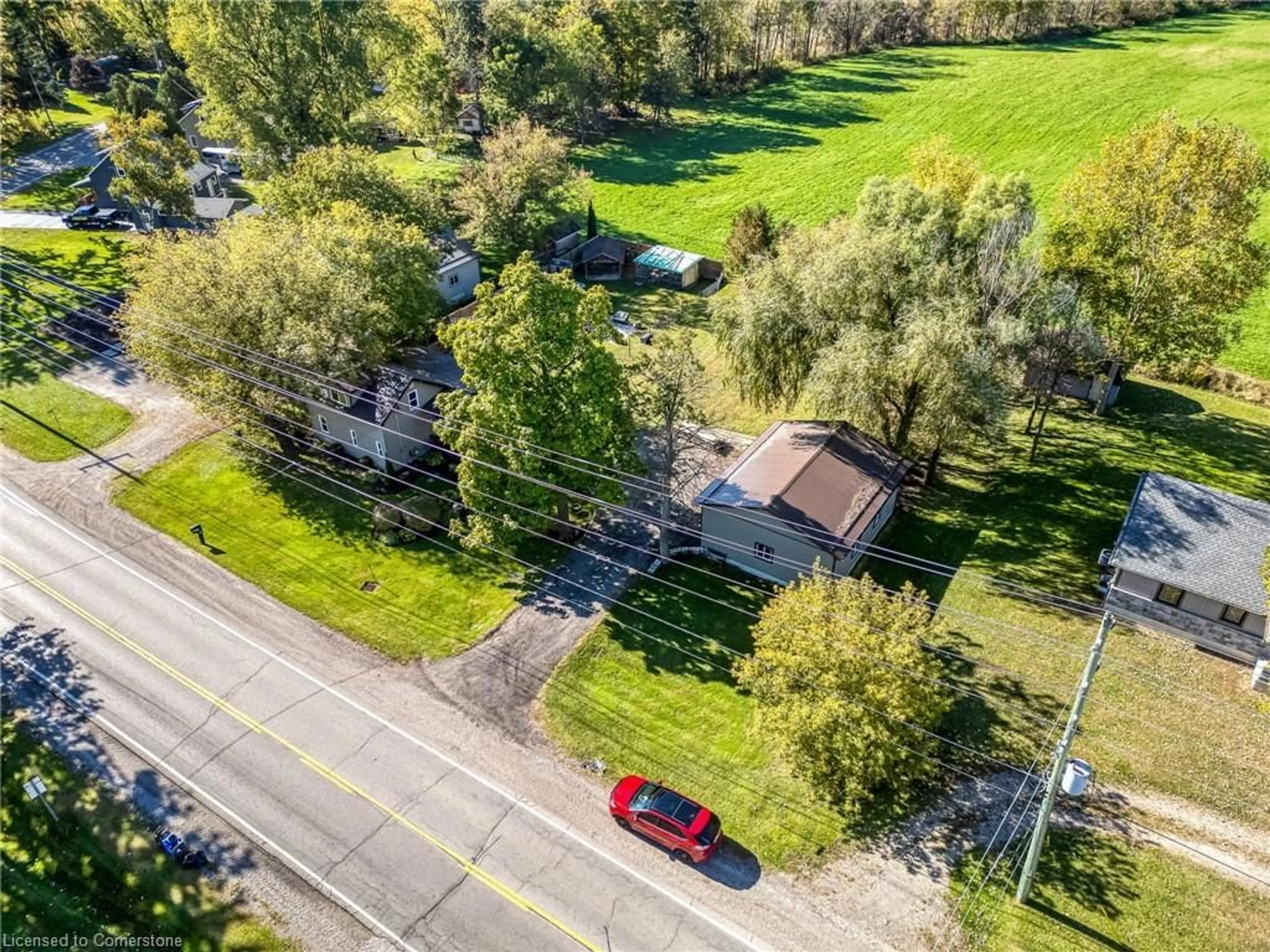 A pic from exterior of the house or condo, the street view for 4925 59 Hwy, Courtland Ontario N0J 1E0