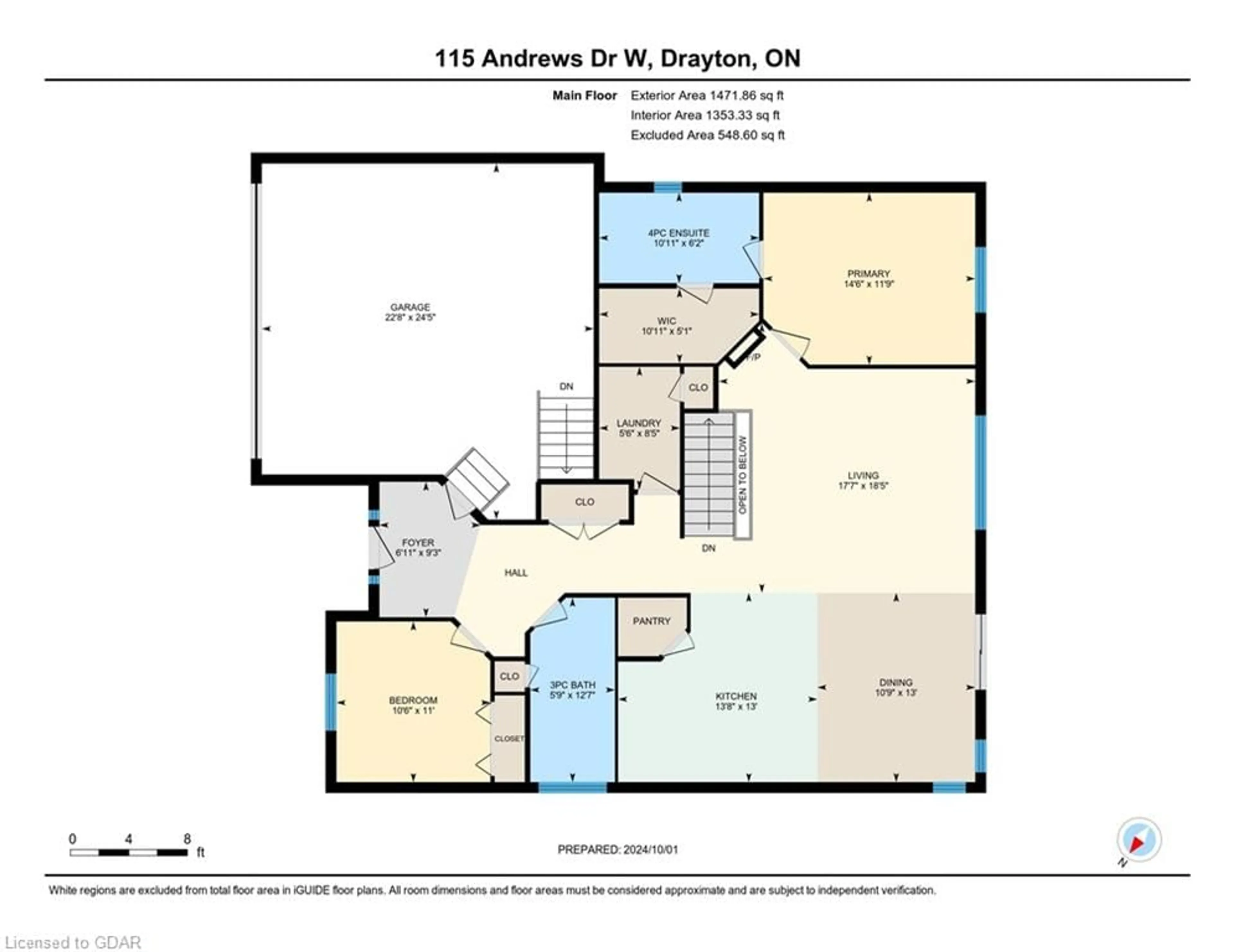 Floor plan for 115 Andrews Dr, Drayton Ontario N0G 1P0