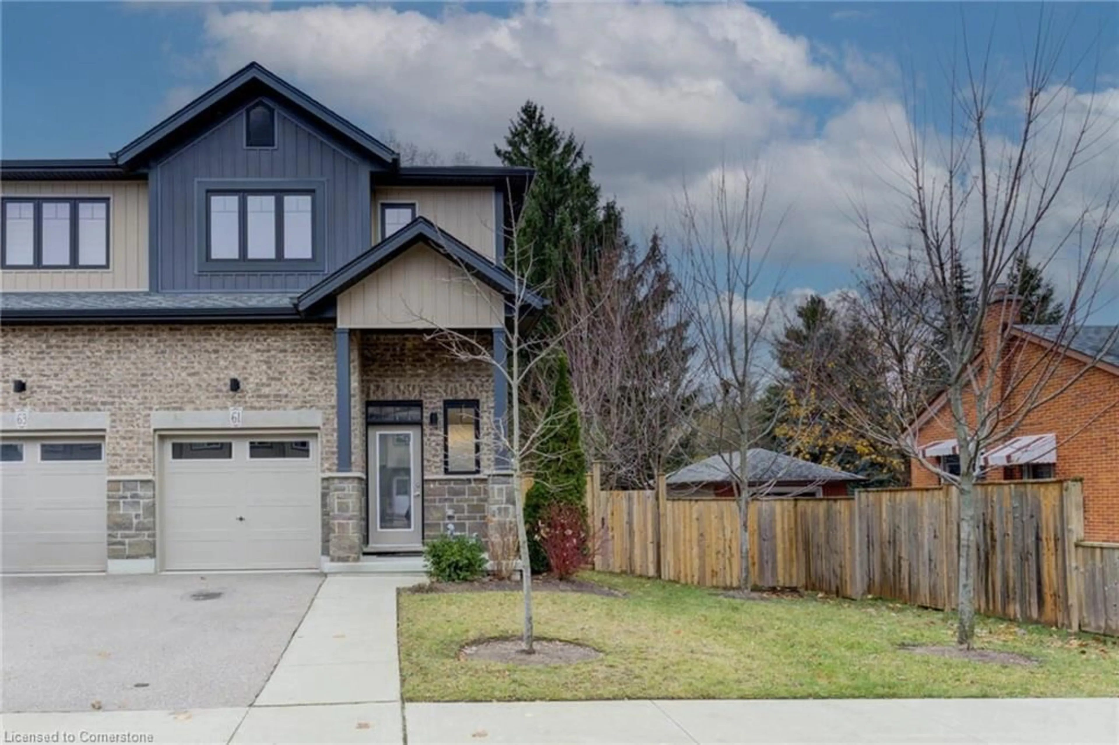 Frontside or backside of a home, the street view for 61 Turner Avenue Ave, Kitchener Ontario N2B 2C8