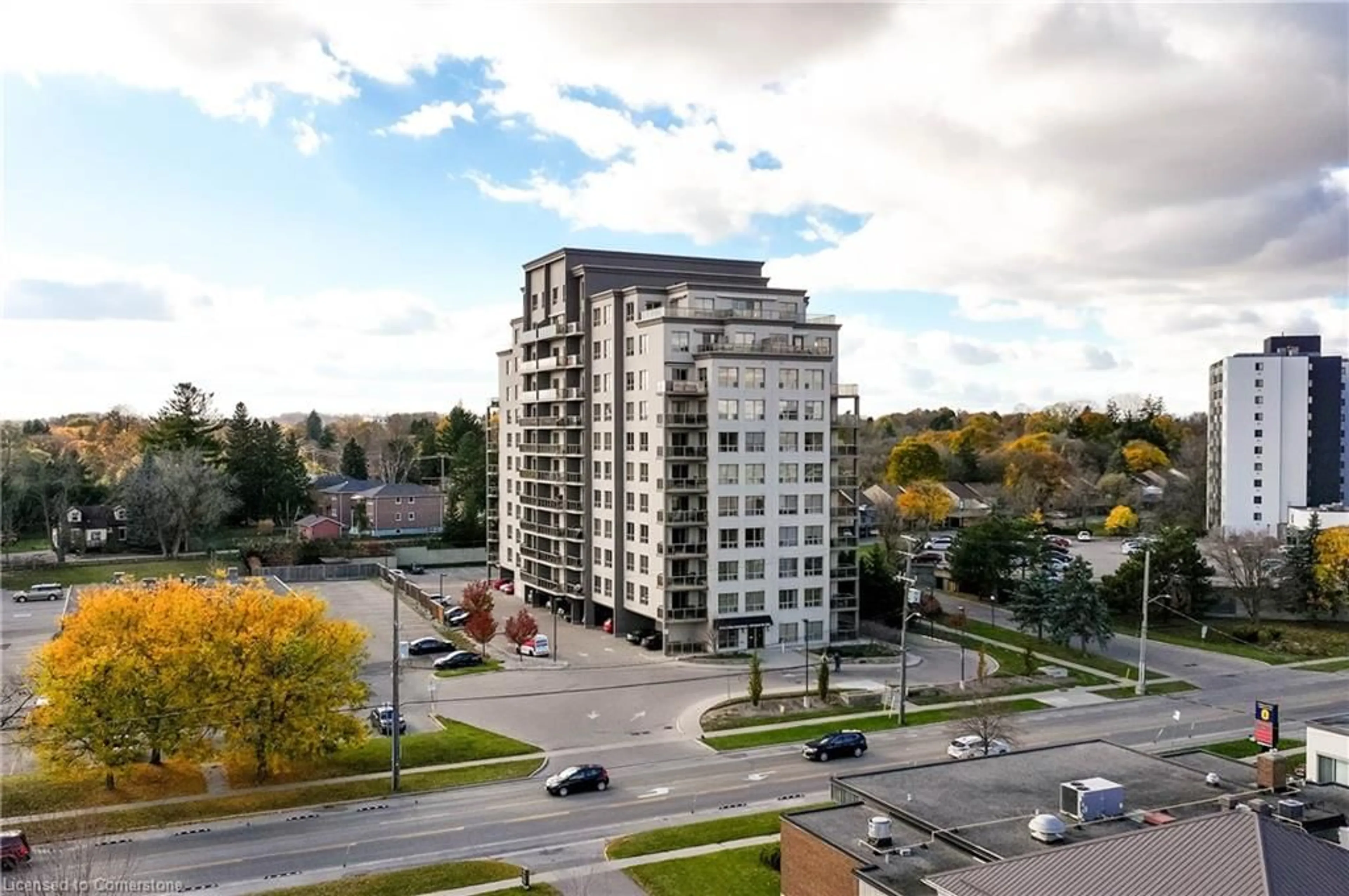 A pic from exterior of the house or condo, the front or back of building for 539 Belmont Ave #310, Kitchener Ontario N2M 0A2