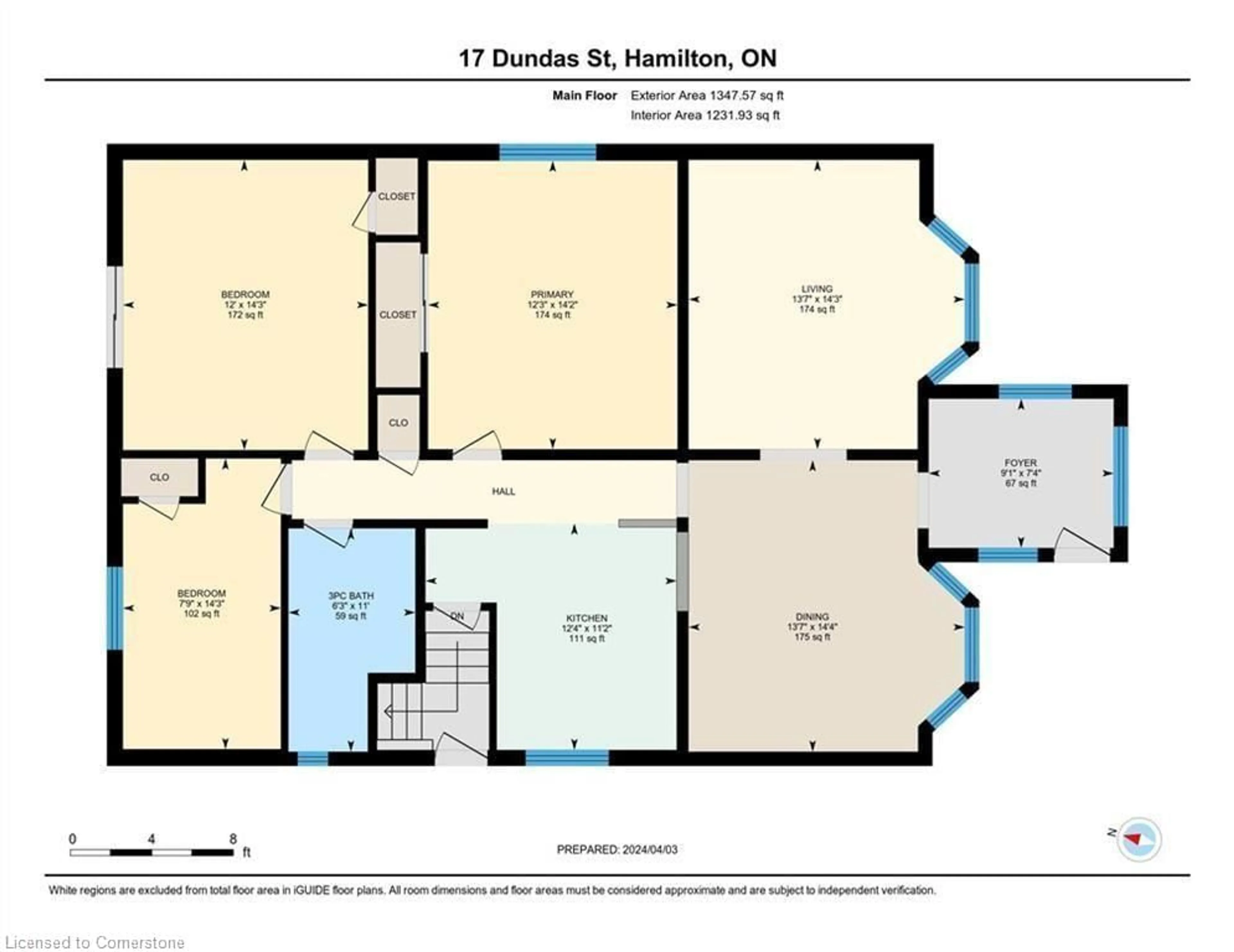 Floor plan for 17 Dundas St, Dundas Ontario L9H 1A1