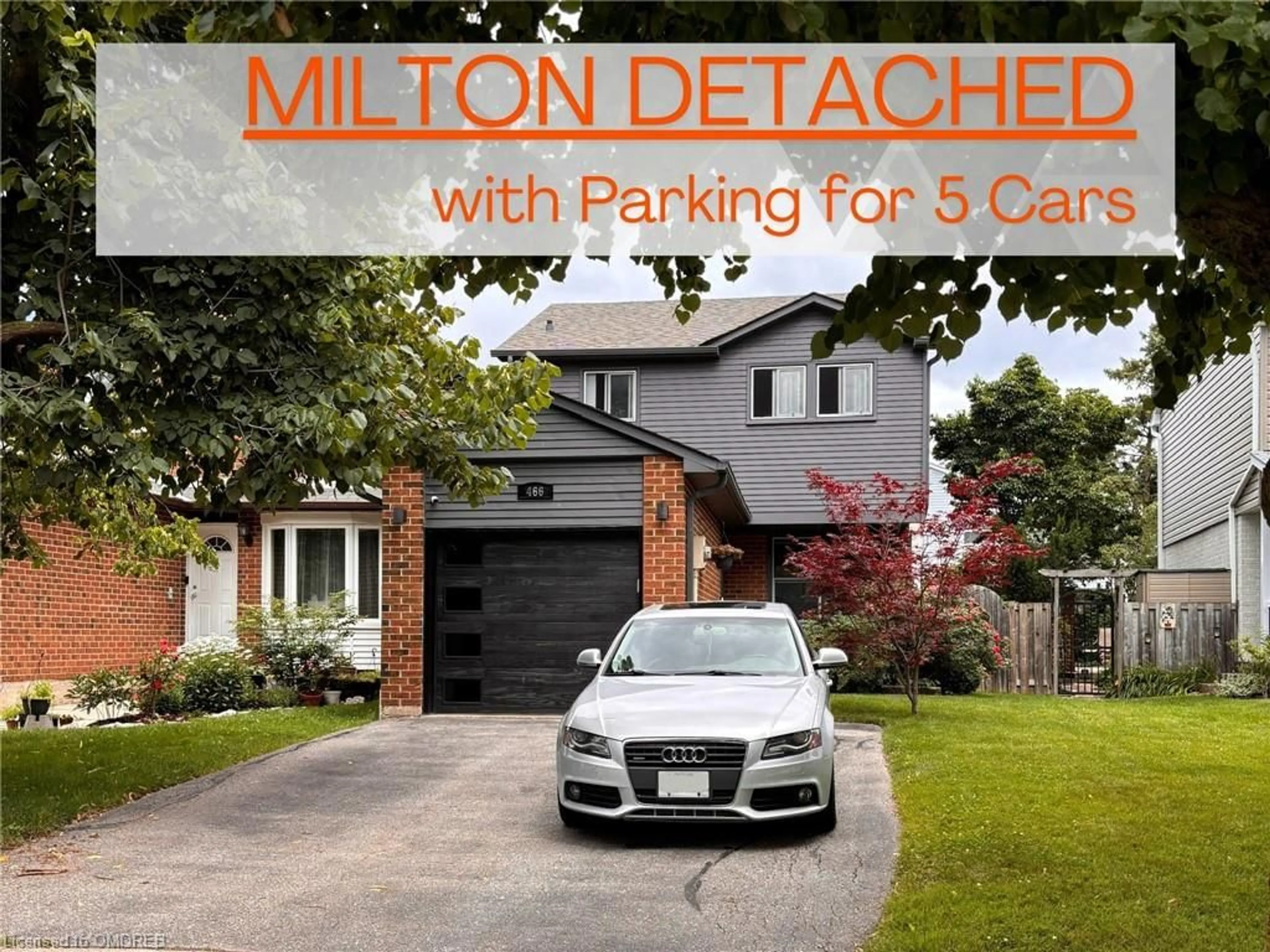 Parking for 466 Woodlawn Cres, Milton Ontario L9T 4T5