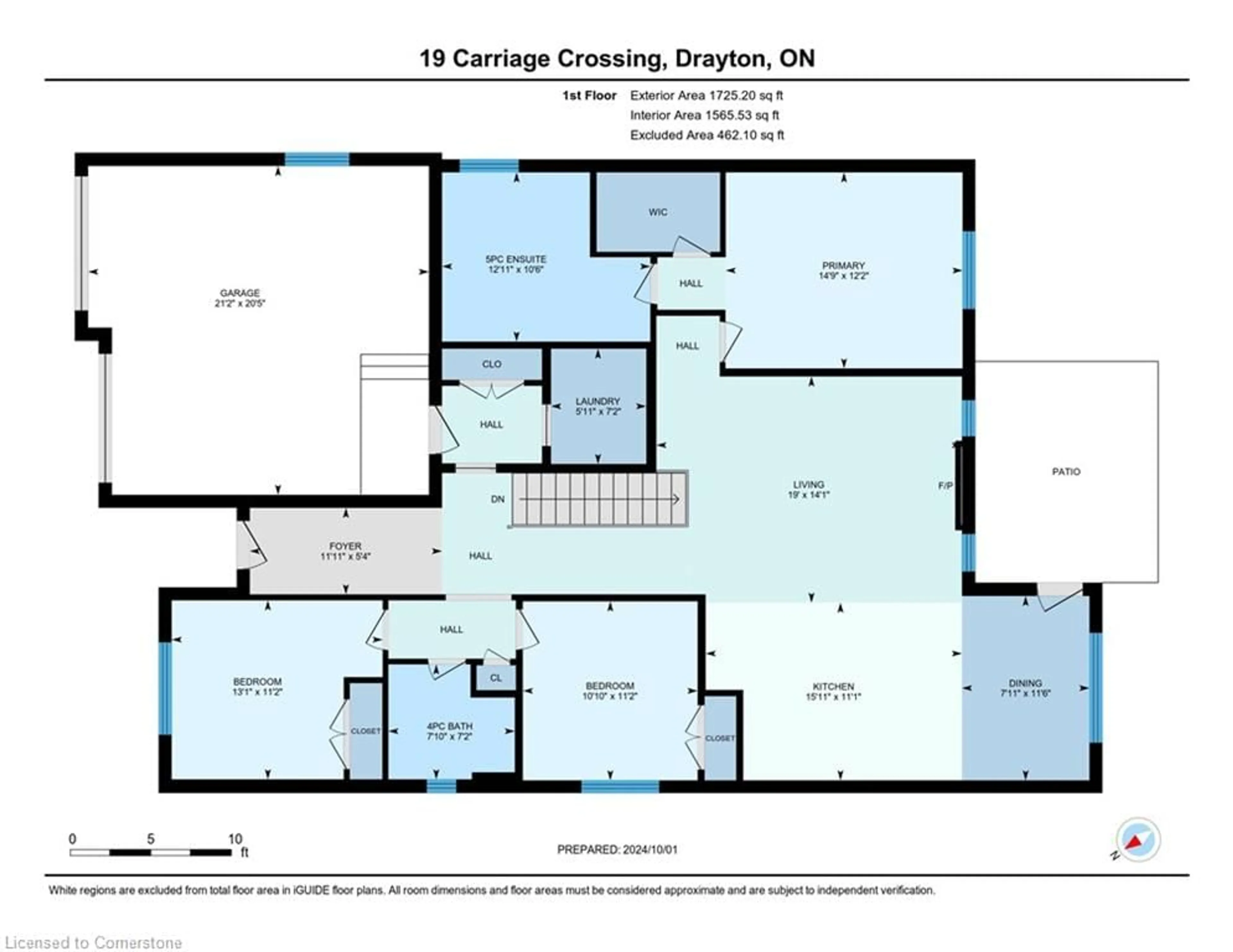 Floor plan for 19 Carriage Cross, Drayton Ontario N0G 1P0