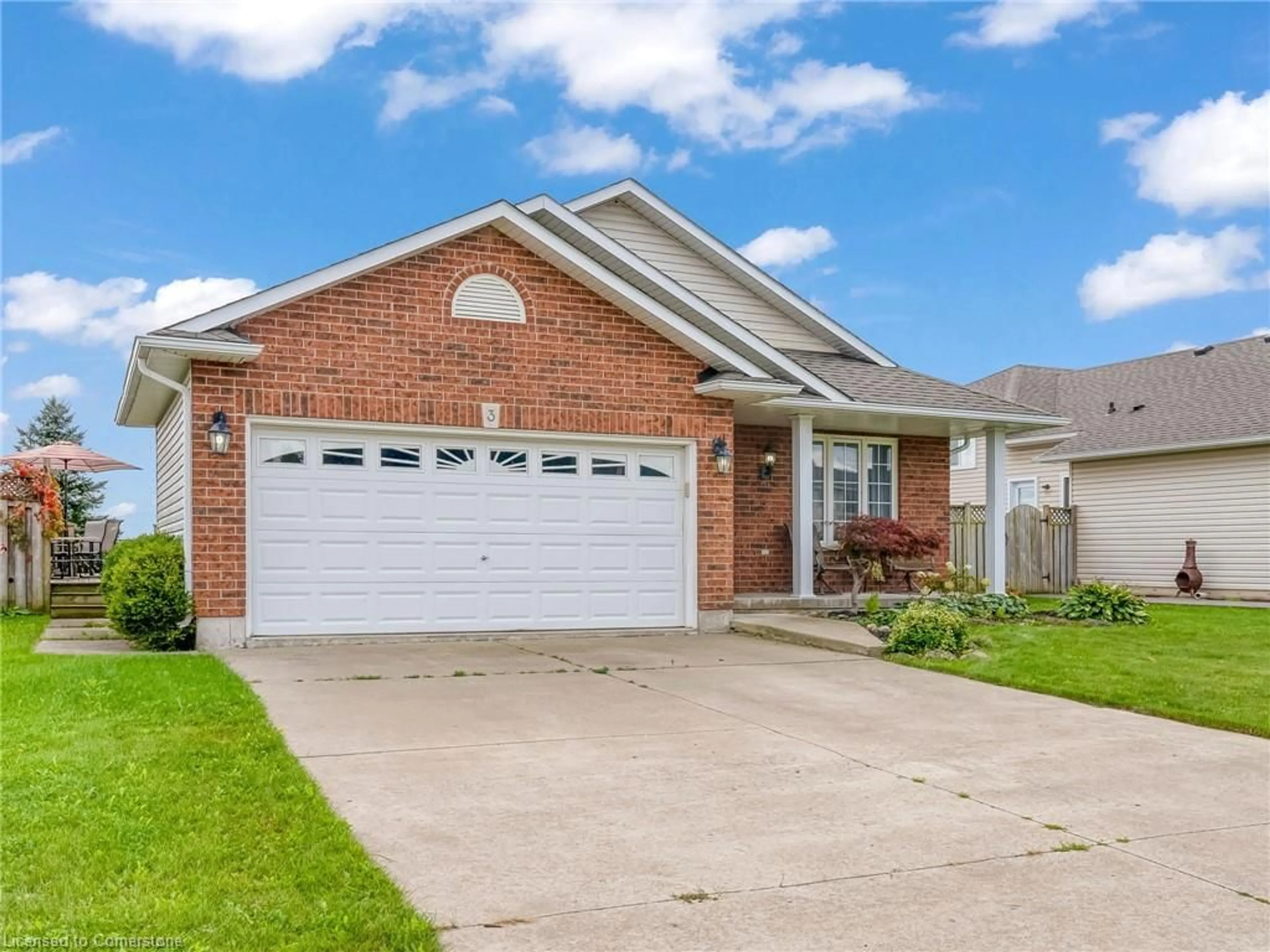 Home with brick exterior material for 3 Helen Dr, Hagersville Ontario N0A 1H0