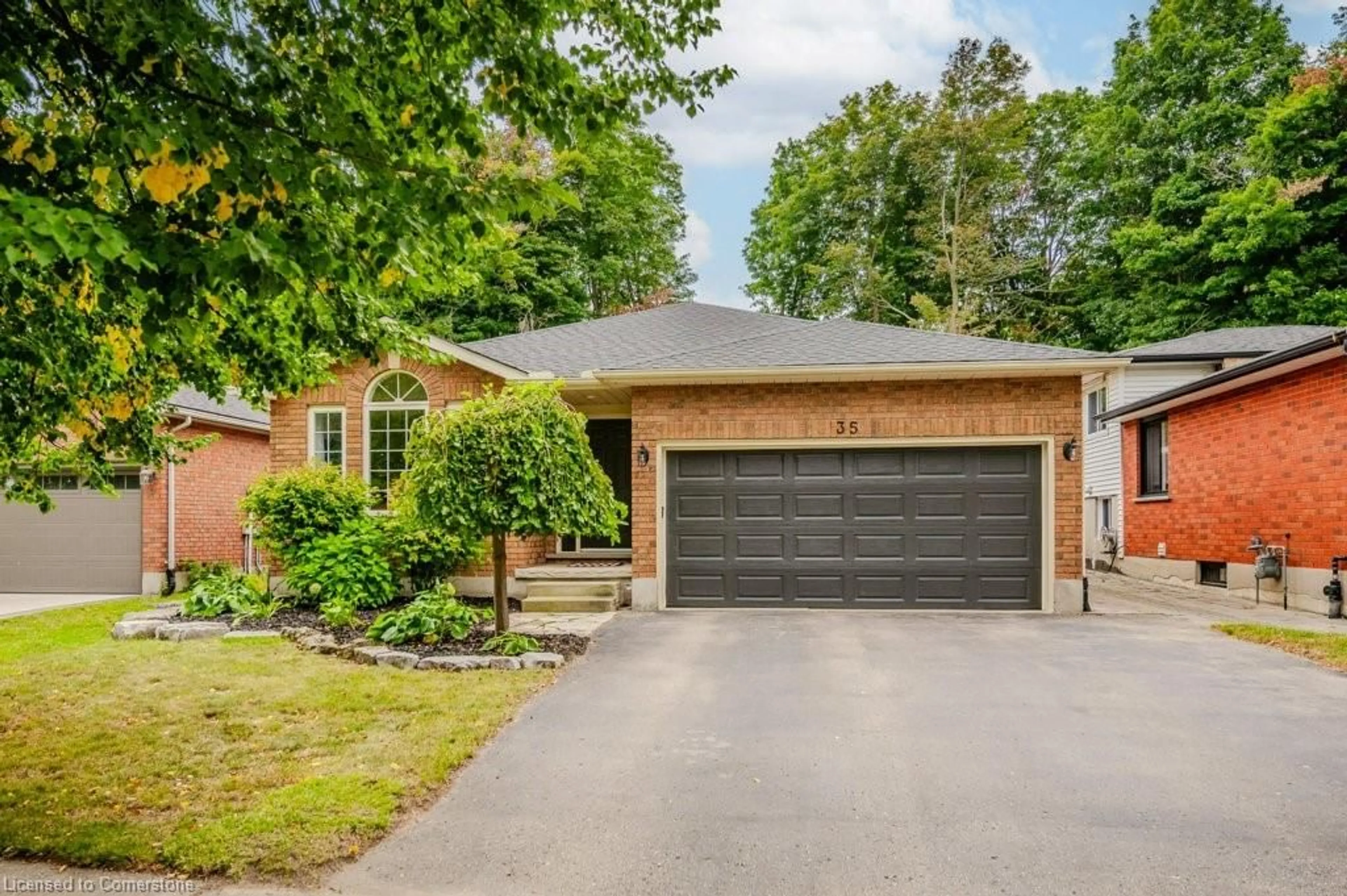 Home with brick exterior material for 35 Cora Dr, Kitchener Ontario N2N 3C6