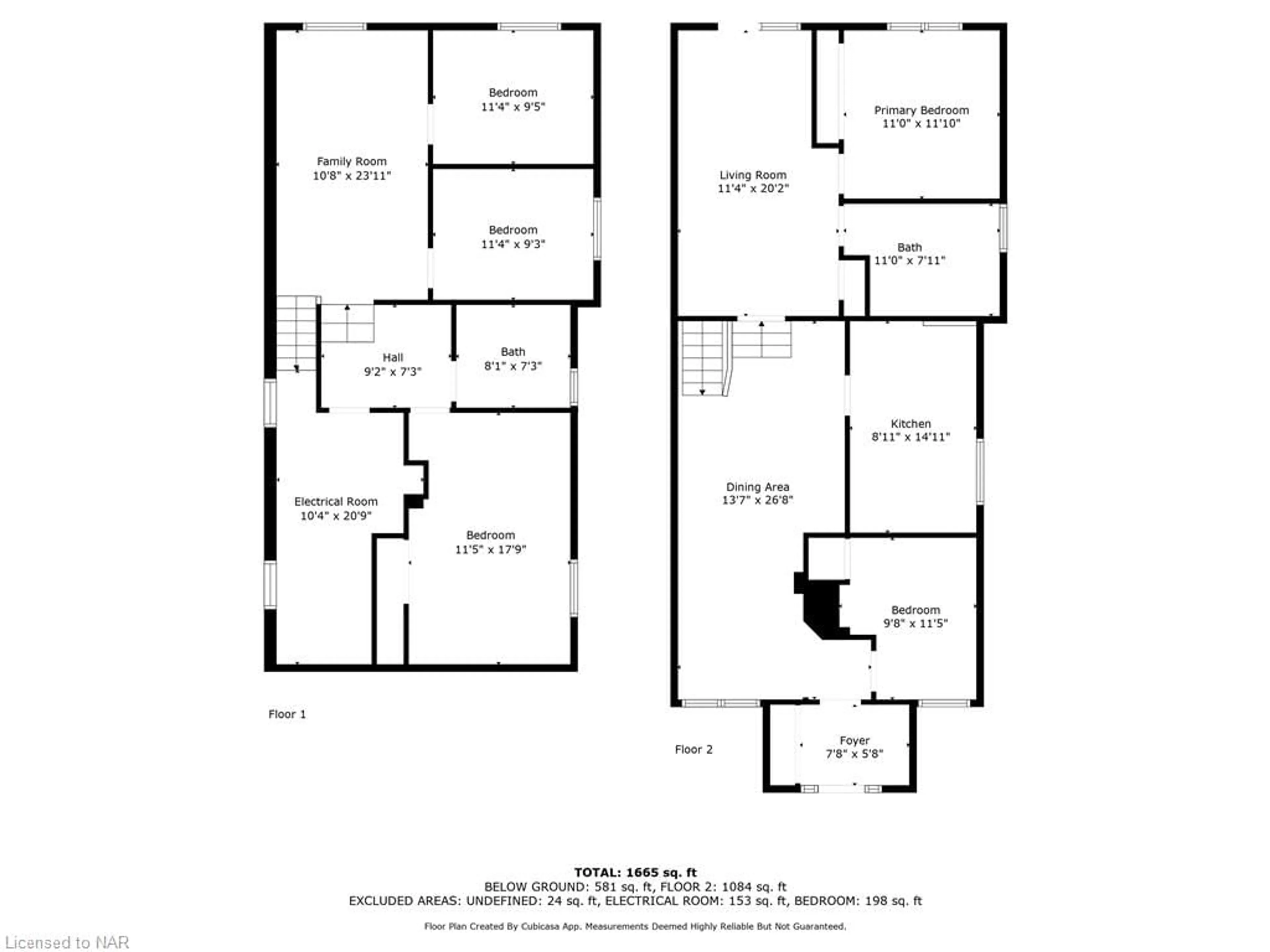 Floor plan for 59 Forks Rd, Welland Ontario L3B 5K4