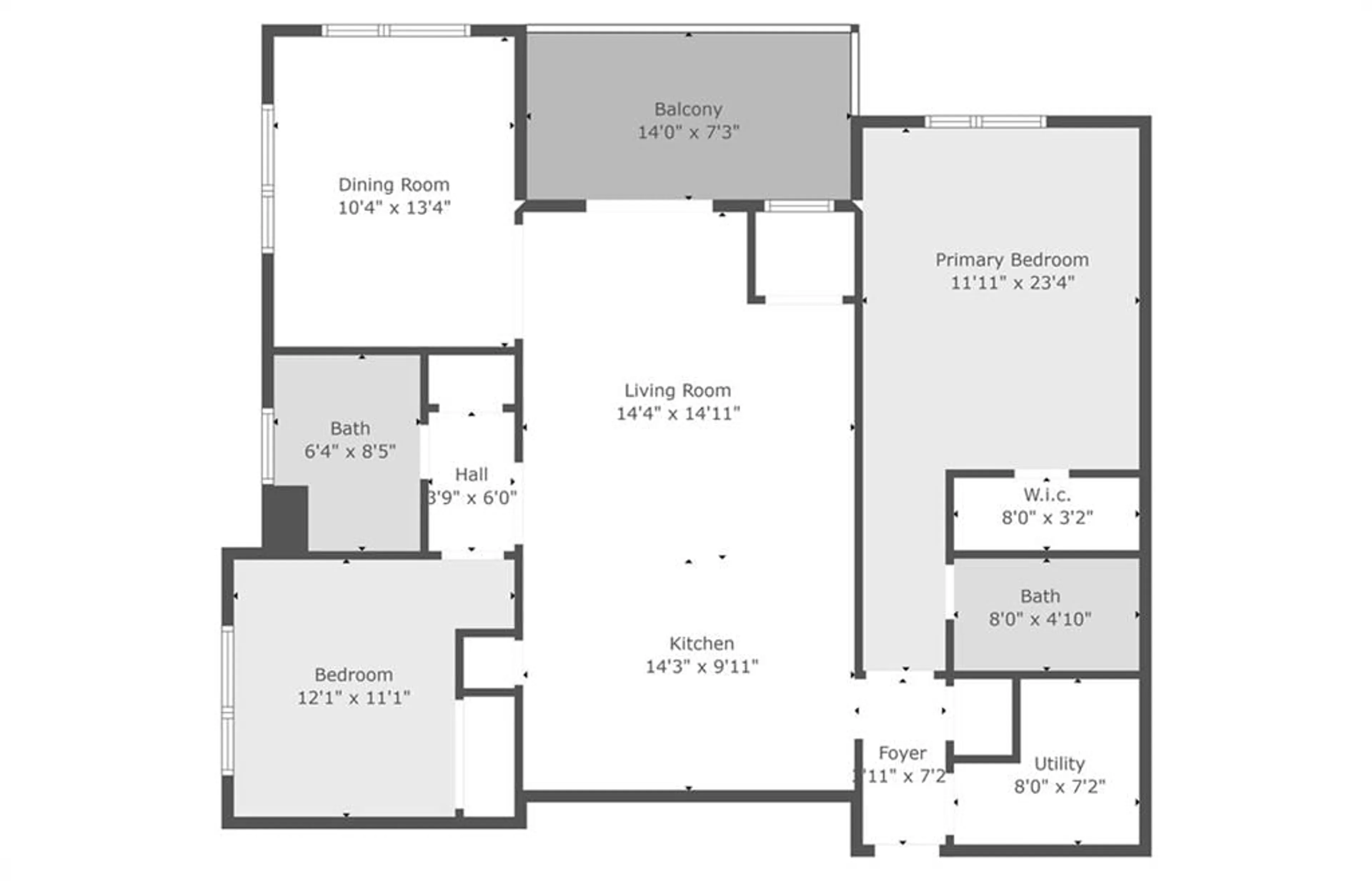 Floor plan for 300 Essa Rd #302, Barrie Ontario L4N 9Y4