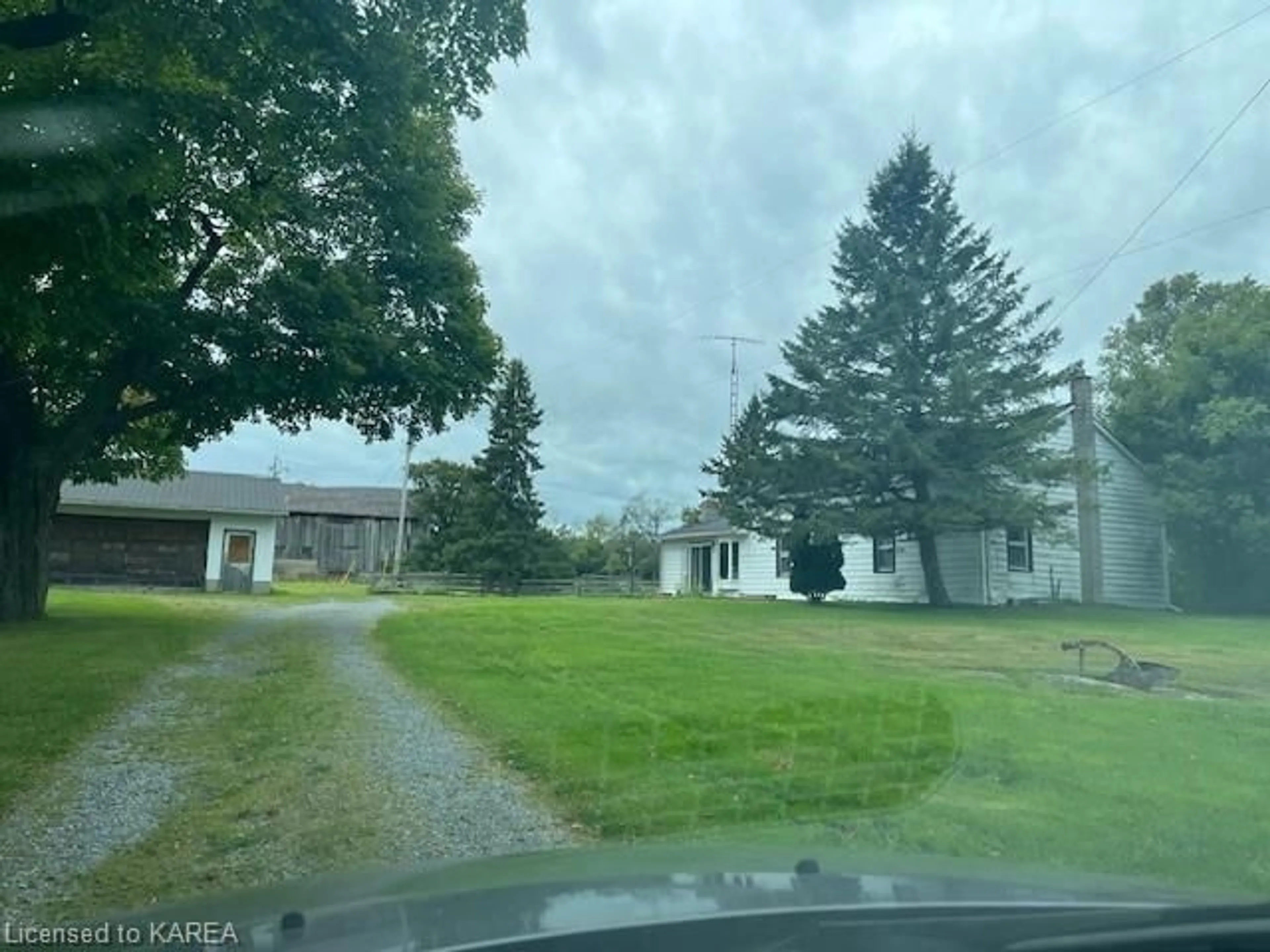 Frontside or backside of a home, the street view for 2213 Sydenham Rd, Elginburg Ontario K0H 1M0