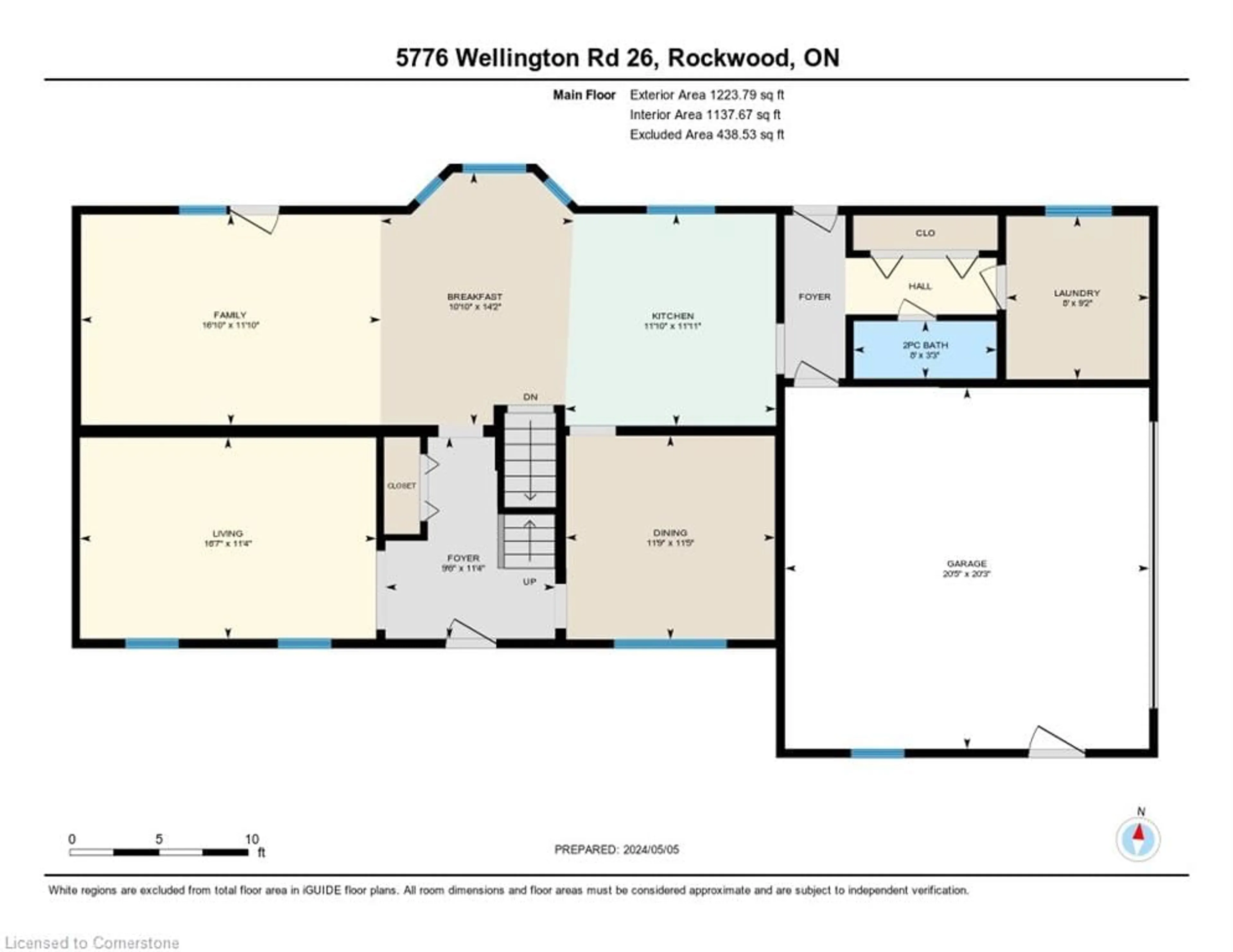 Floor plan for 5776 Wellington Rd 26, Rockwood Ontario N0B 2K0