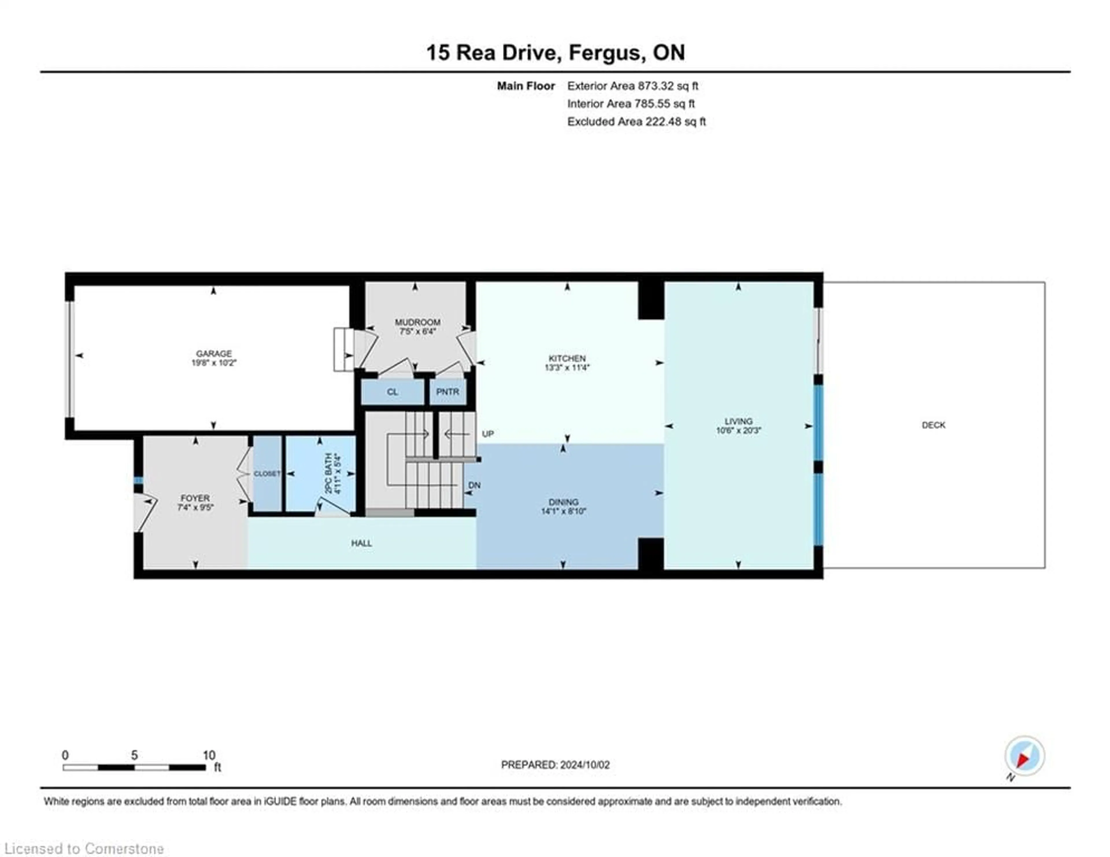 Floor plan for 15 Rea Dr, Fergus Ontario N1M 0H5