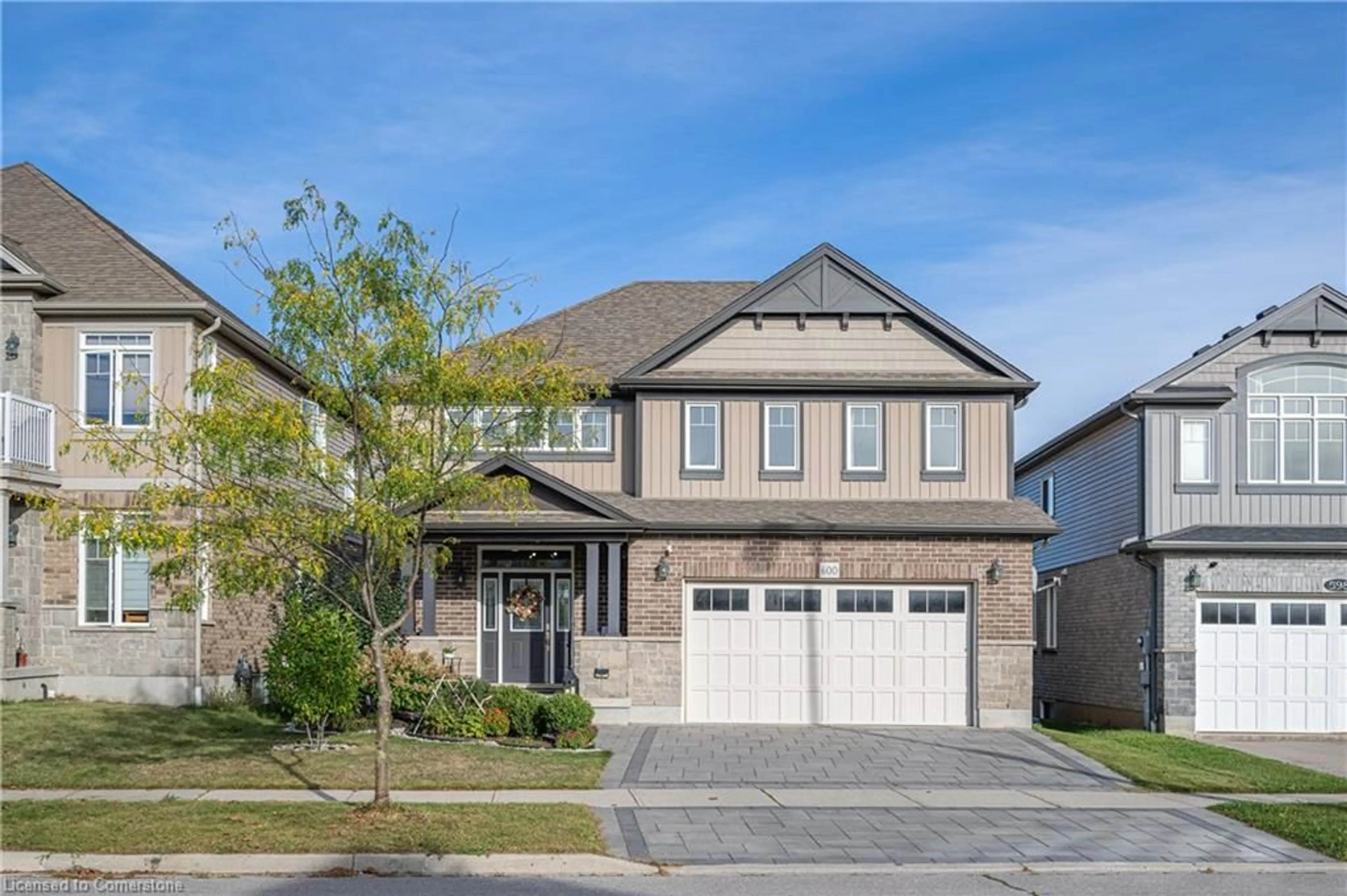 Frontside or backside of a home, the street view for 600 Sundew Dr, Waterloo Ontario N2V 0B9