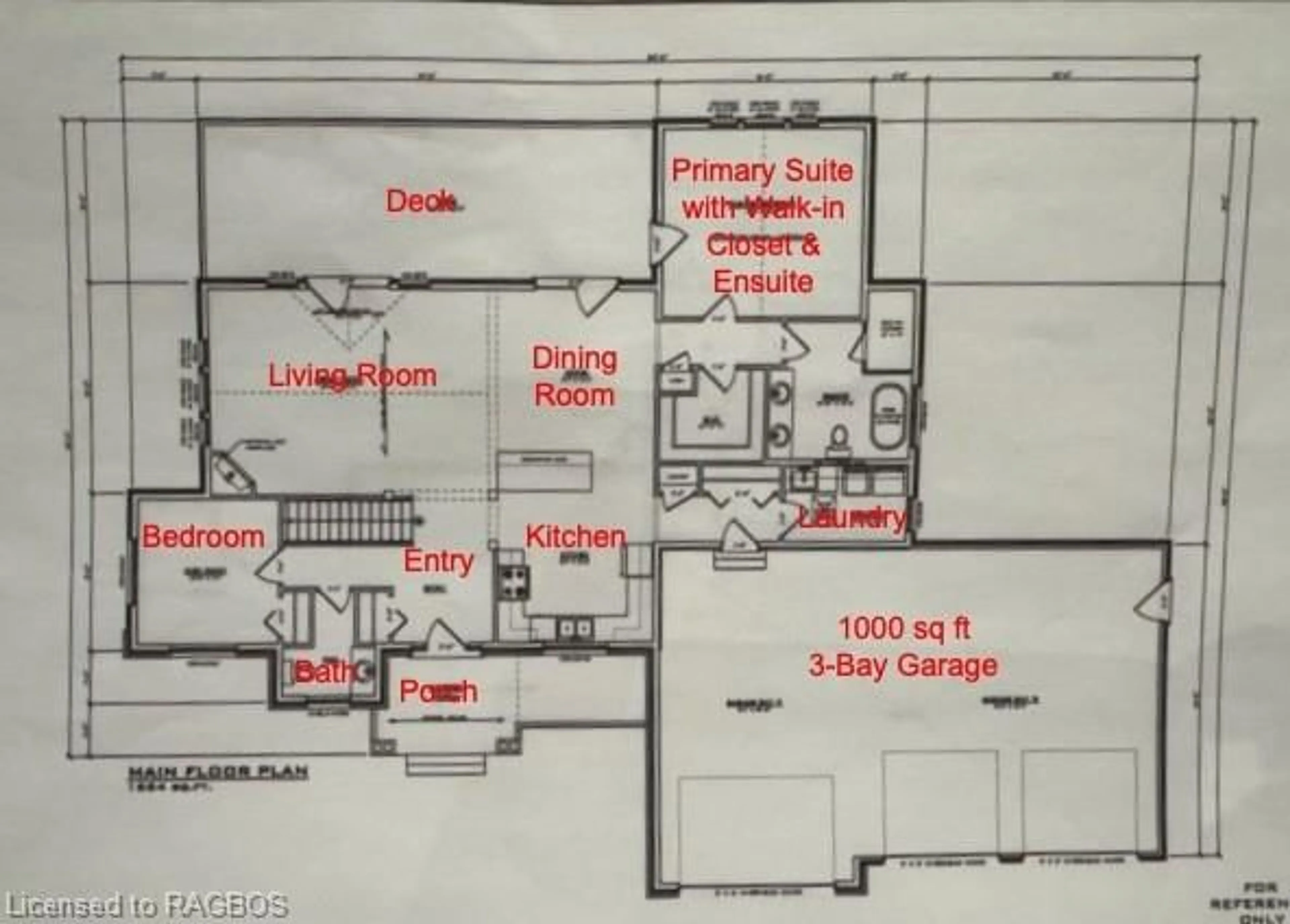 Floor plan for 191 Ishwar Dr, Georgian Bluffs Ontario N0H 1S0