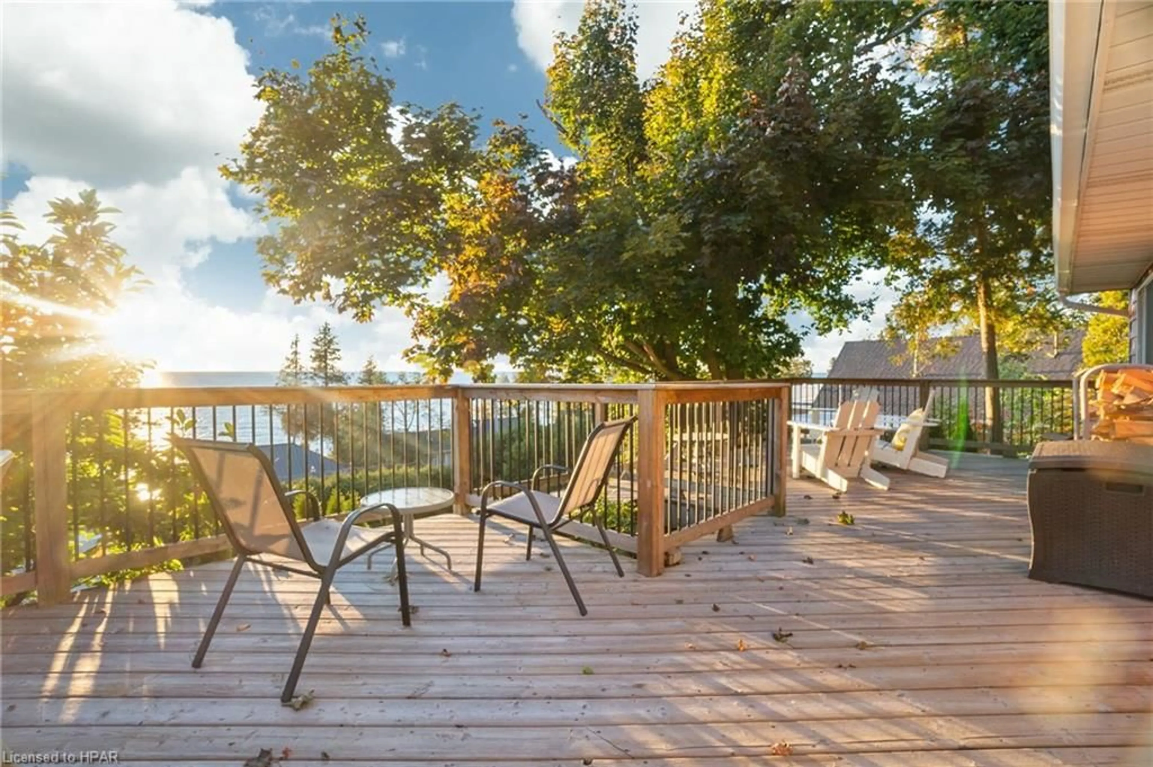 Patio, the fenced backyard for 84784 Shamrock Beach Rd, Ashfield-Colborne-Wawanosh Ontario N7A 3X9