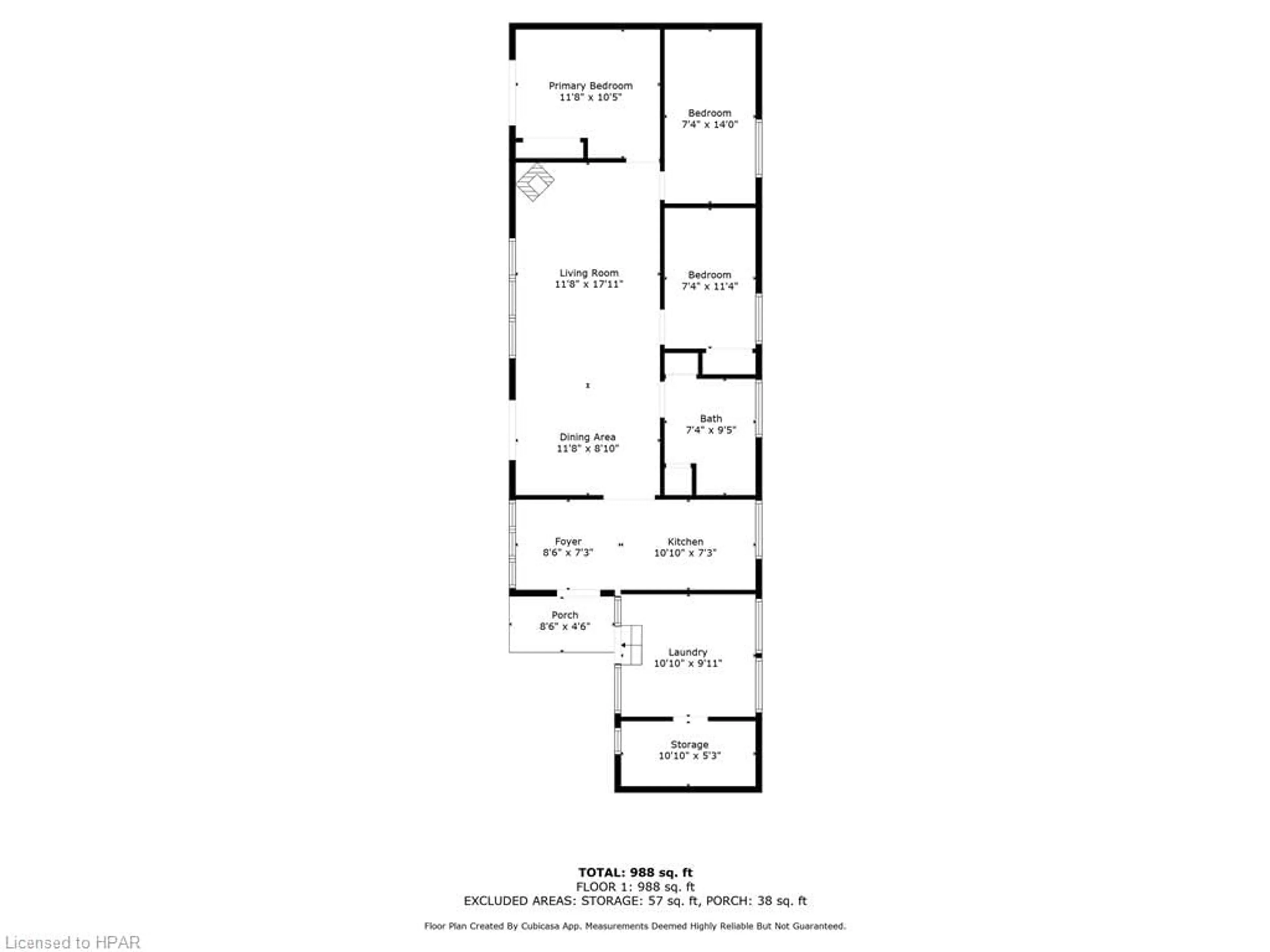 Floor plan for 84784 Shamrock Beach Rd, Ashfield-Colborne-Wawanosh Ontario N7A 3X9