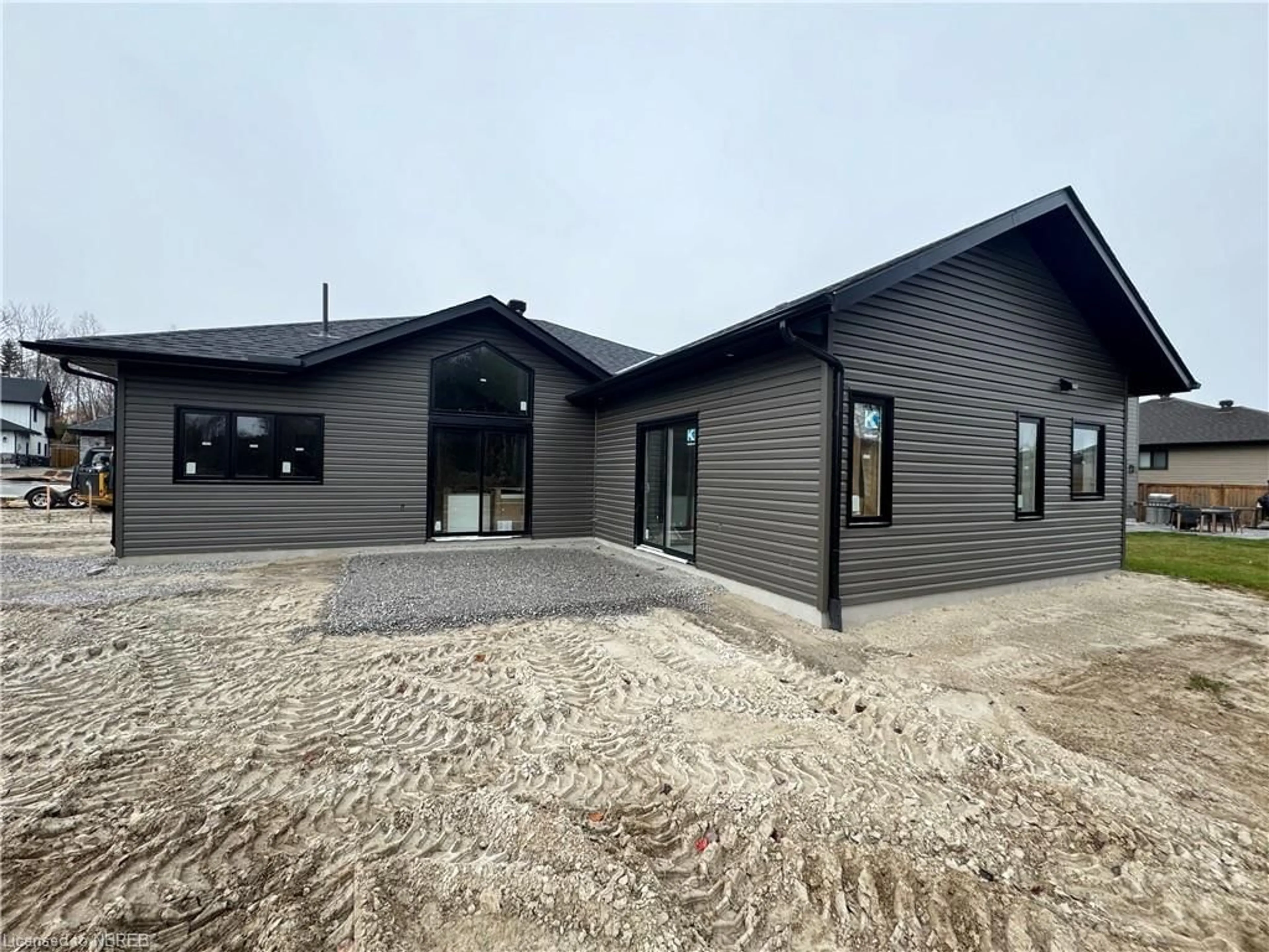 Frontside or backside of a home, the front or back of building for 34 Sugarbush St, North Bay Ontario P1C 0A4