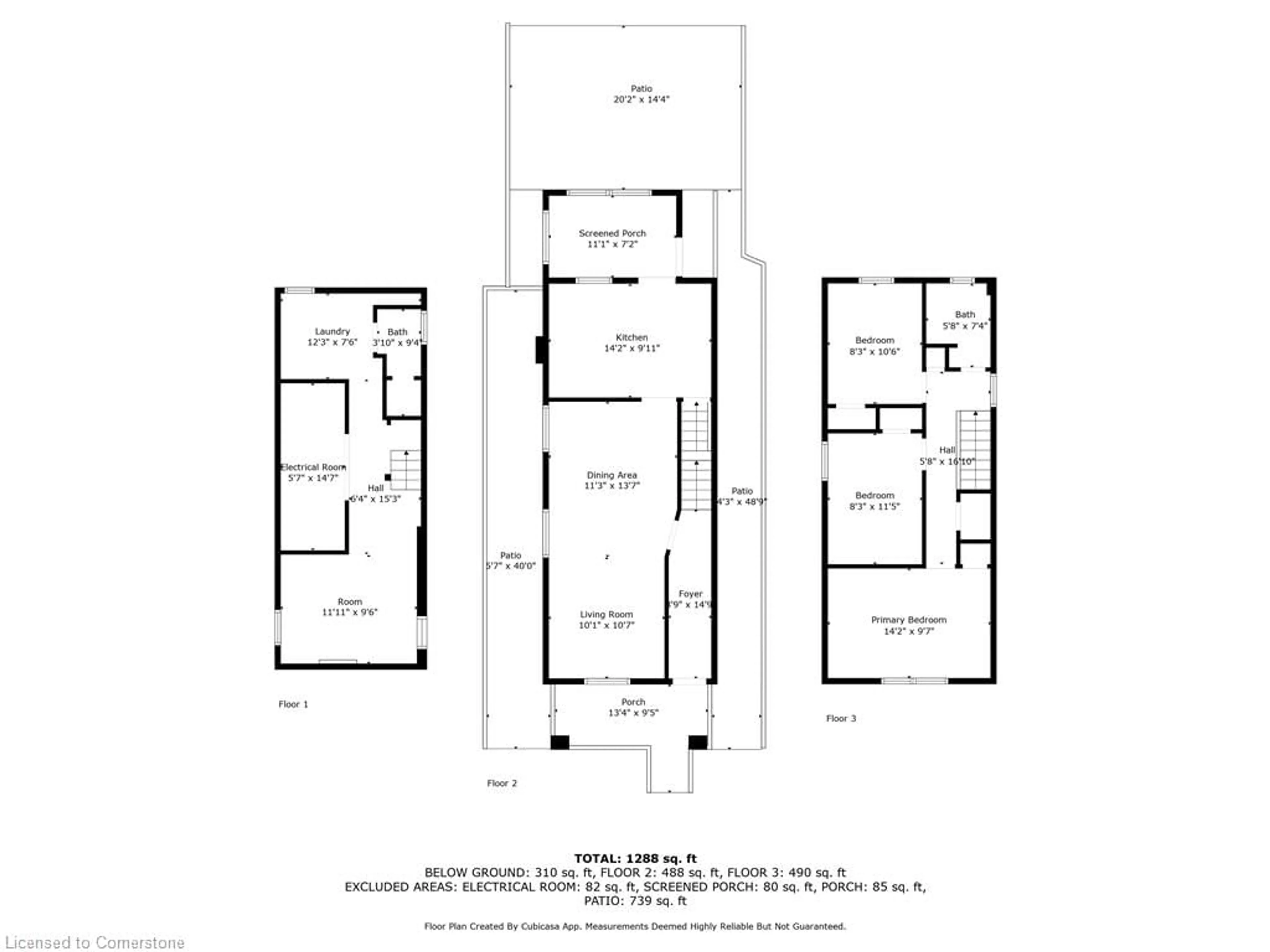 Floor plan for 28 Britannia Ave, Hamilton Ontario L8H 1W4