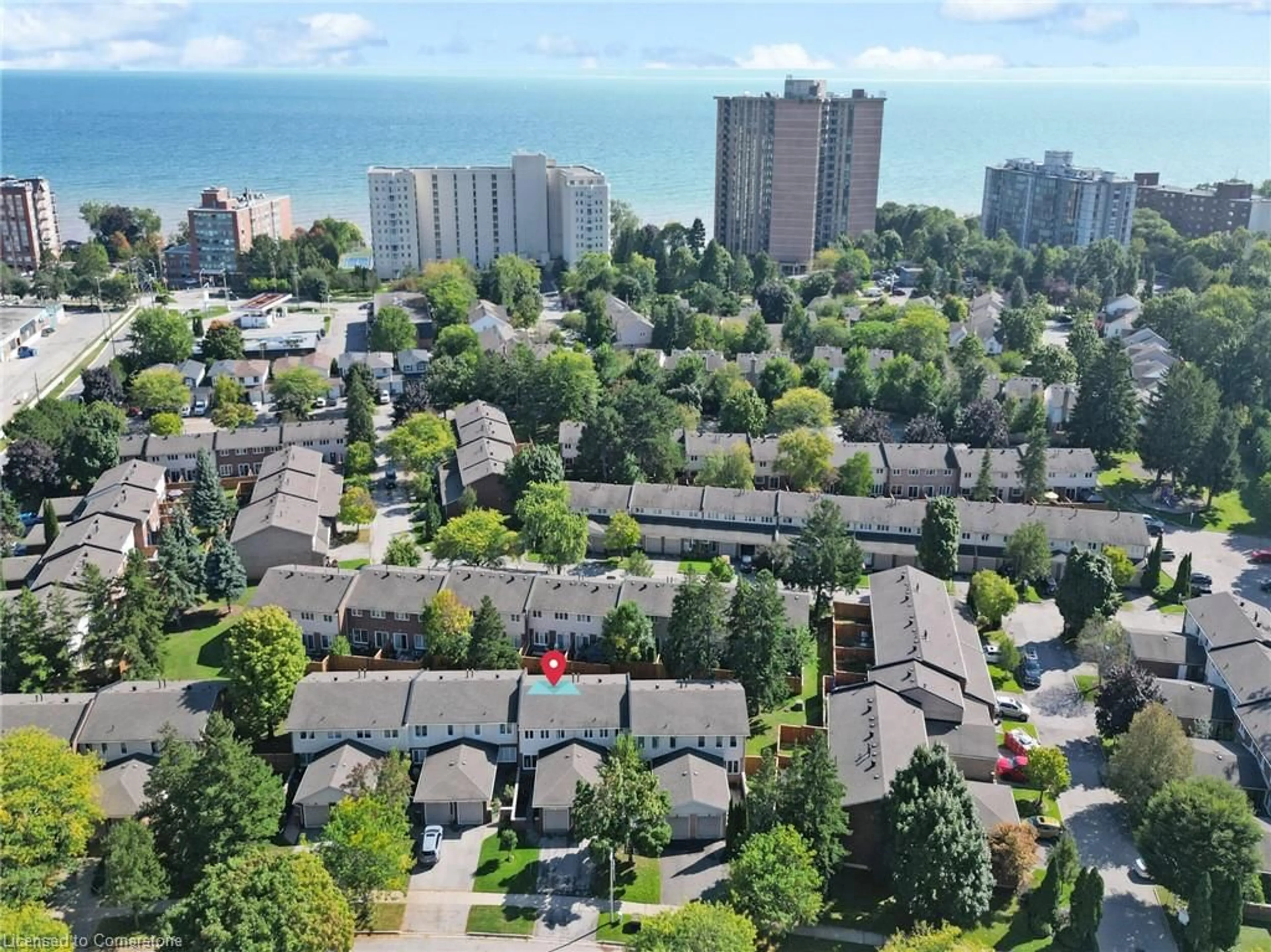 A pic from exterior of the house or condo, the view of city buildings for 5286 Bromley Rd #22, Burlington Ontario L7L 3G2