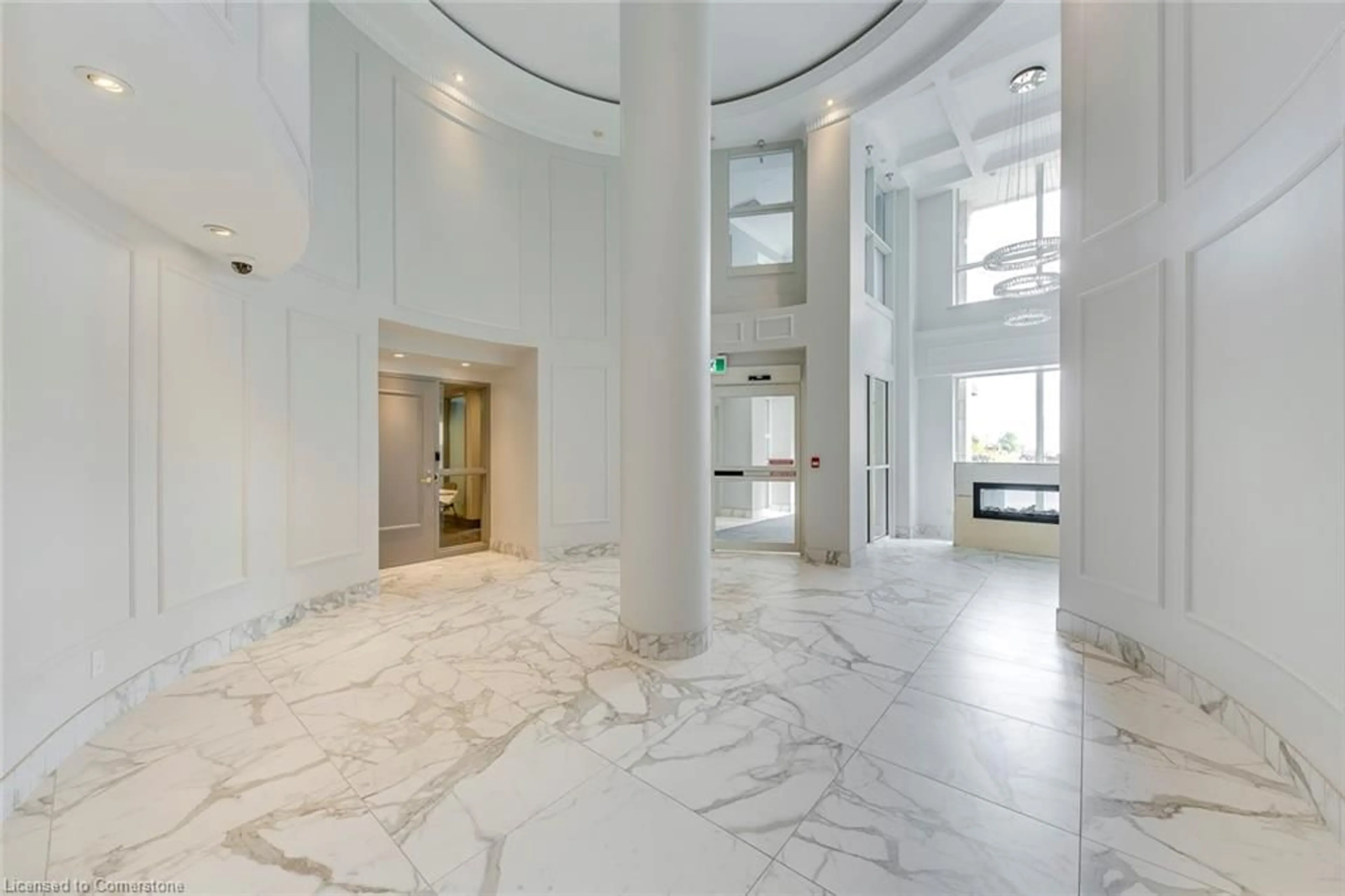 Indoor foyer, cement floor for 40 Old Mill Rd #101, Oakville Ontario L6J 7W3