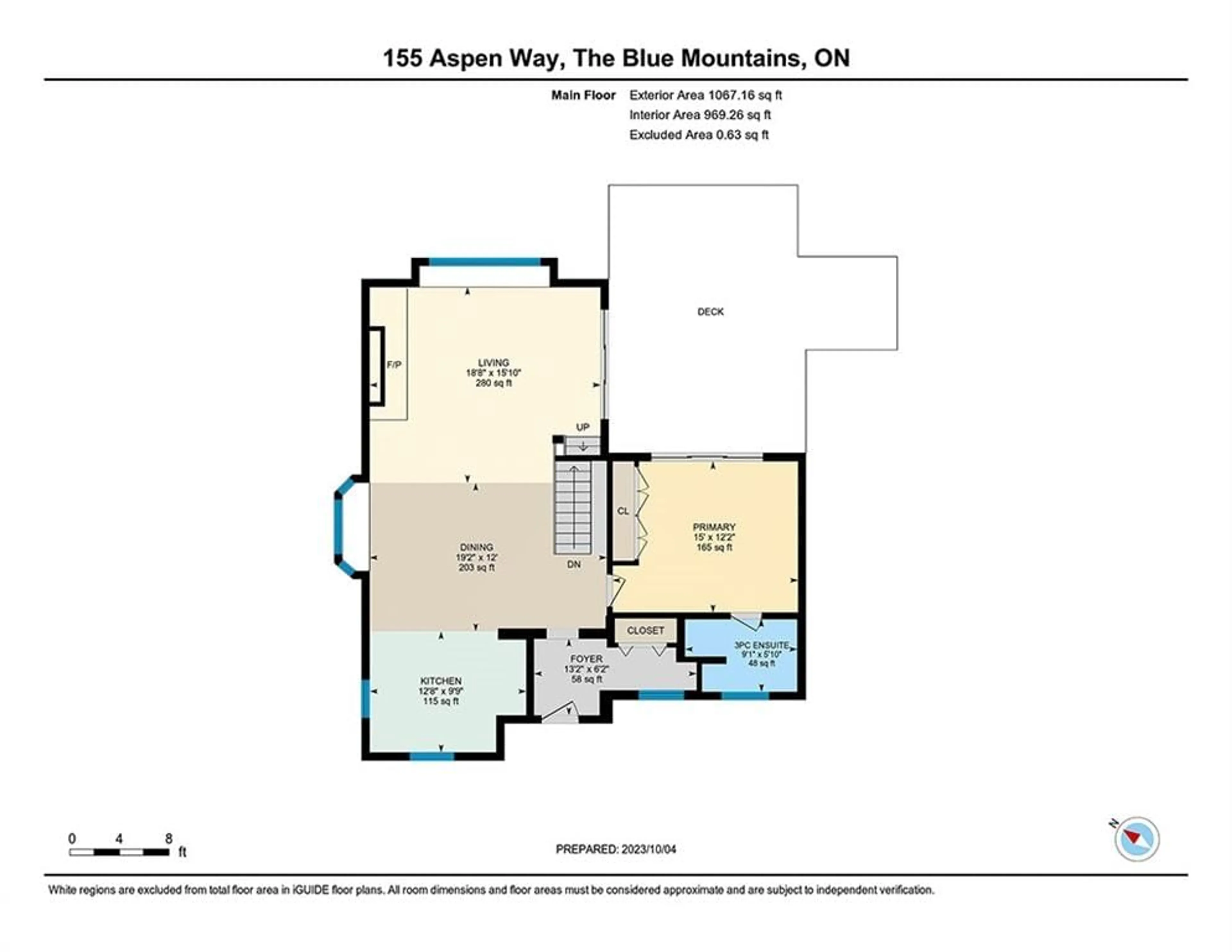 Floor plan for 155 Aspen Way, The Blue Mountains Ontario L9Y 0S7