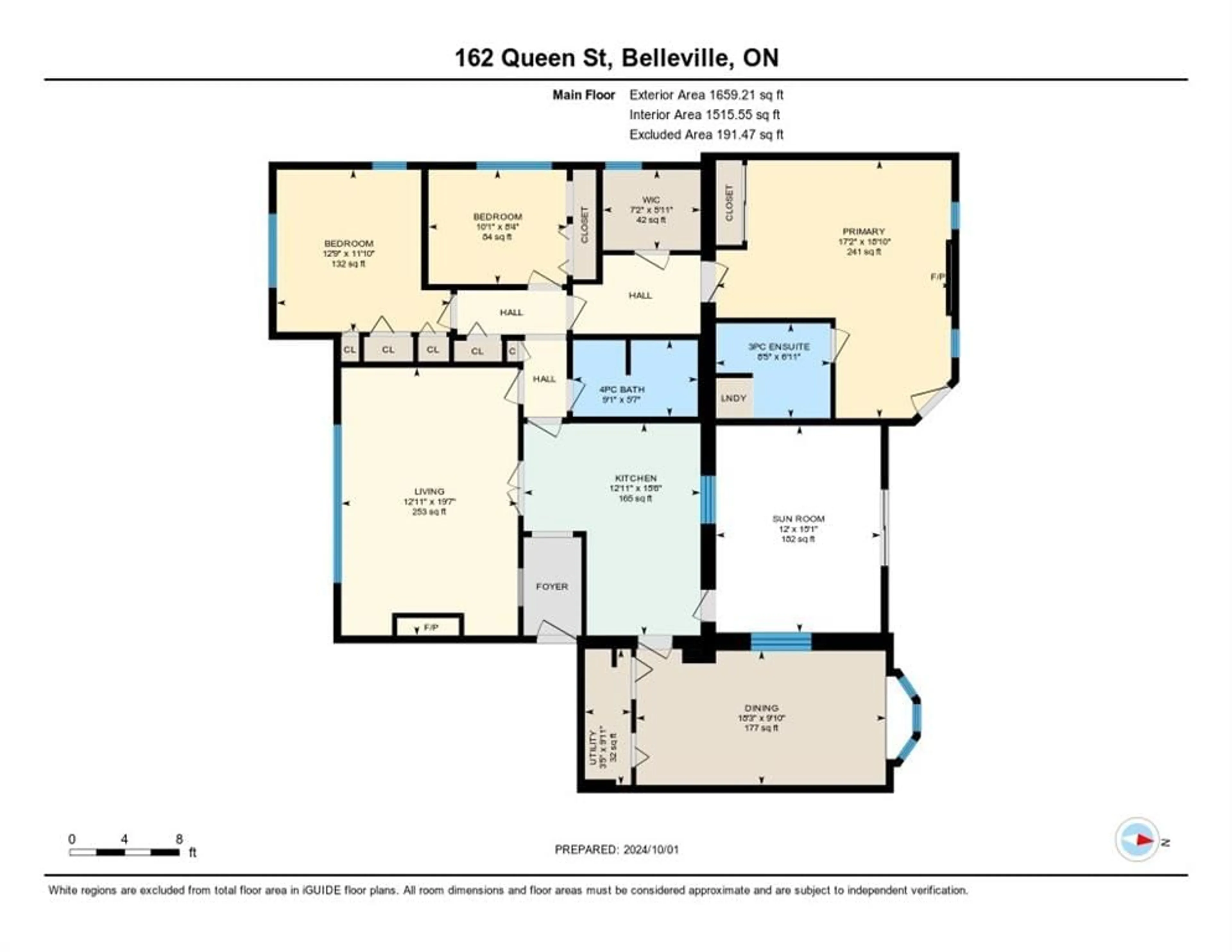 Floor plan for 162 Queen St, Belleville Ontario K8N 1W1