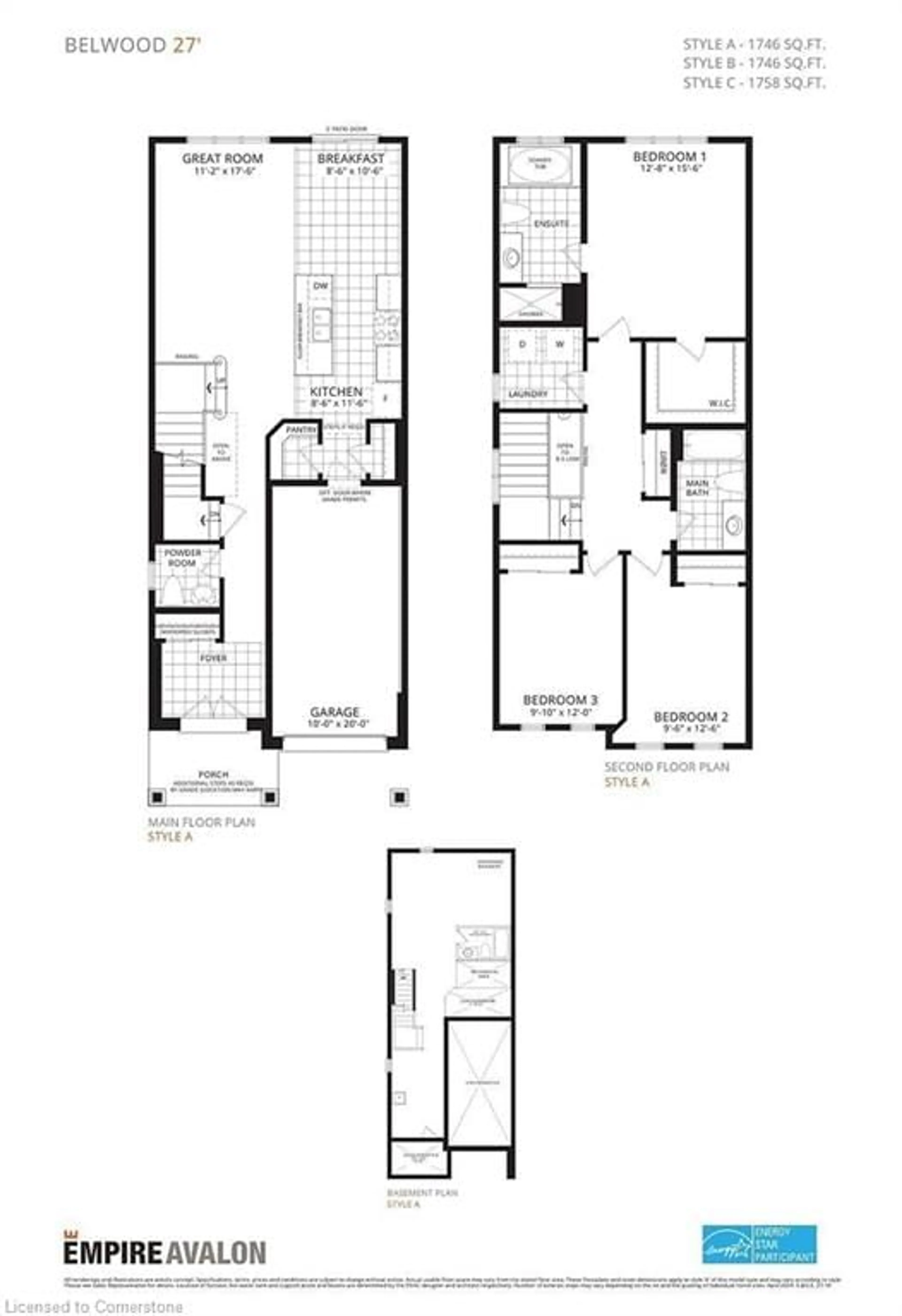 Floor plan for 223 Wilmot Rd, Brantford Ontario N3T 0V8