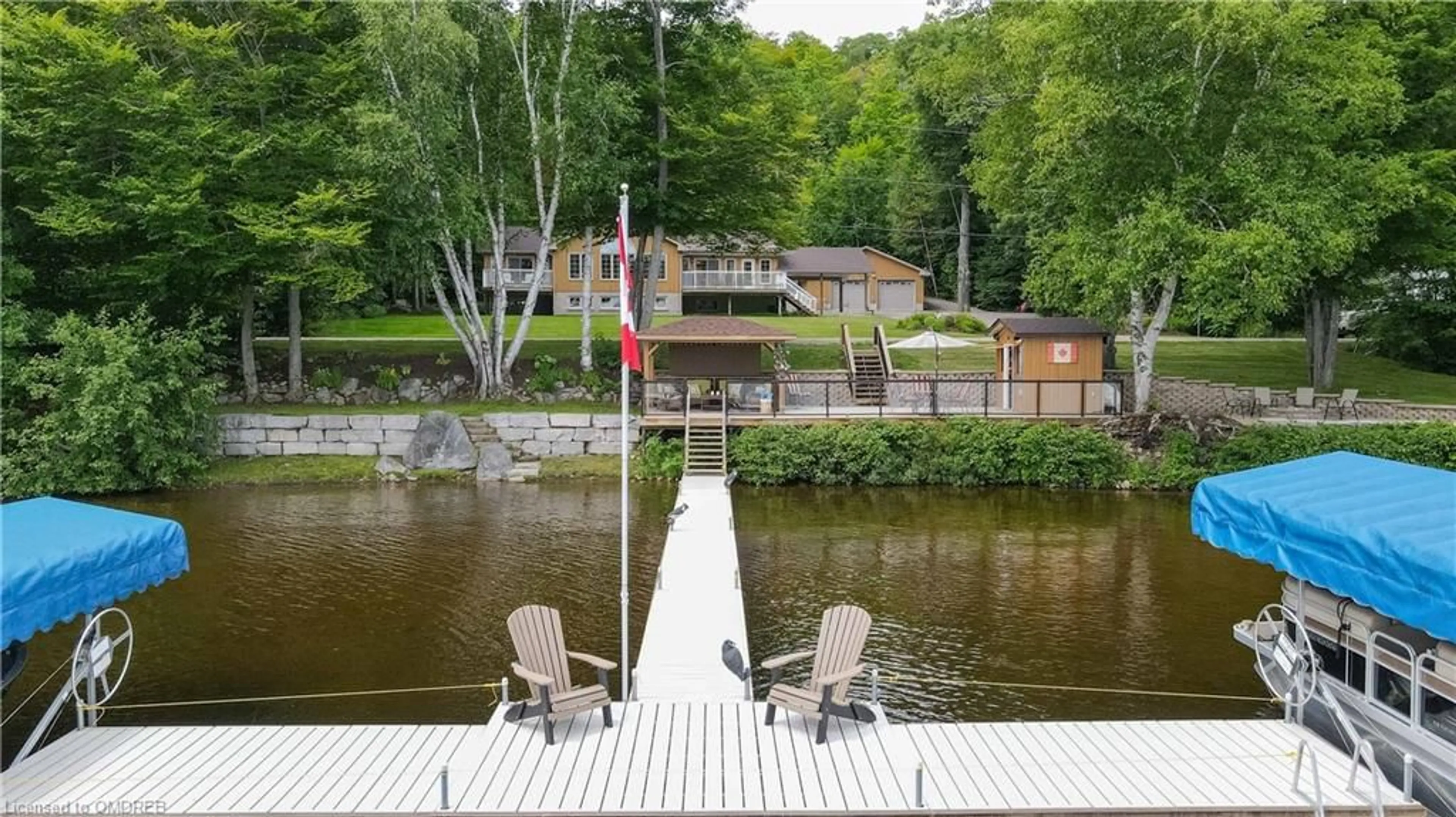 Patio, lake for 165 Lakeshore Dr, Combermere Ontario K0J 1L0