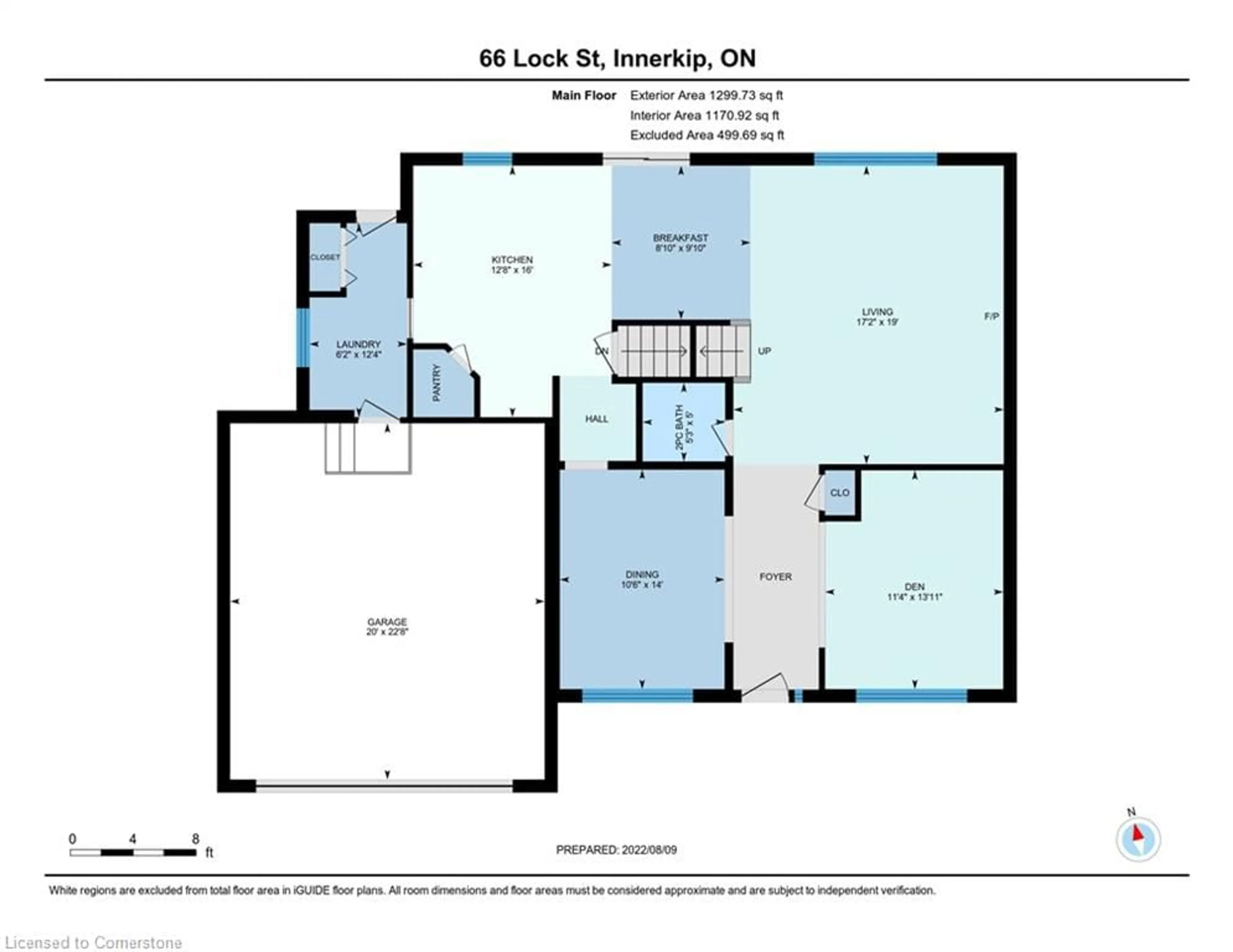 Floor plan for 66 Lock St, Innerkip Ontario N0J 1M0