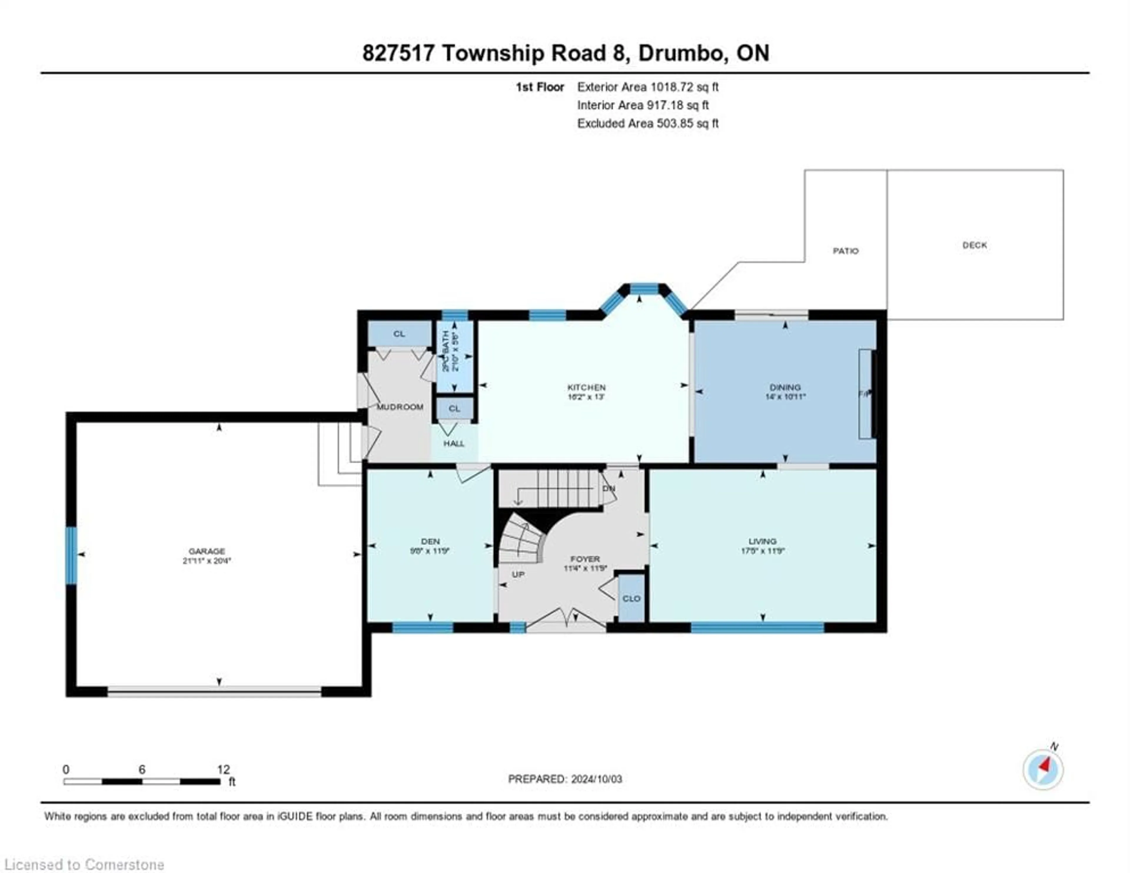 Floor plan for 827517 Township Road 8, Drumbo Ontario N0J 1G0