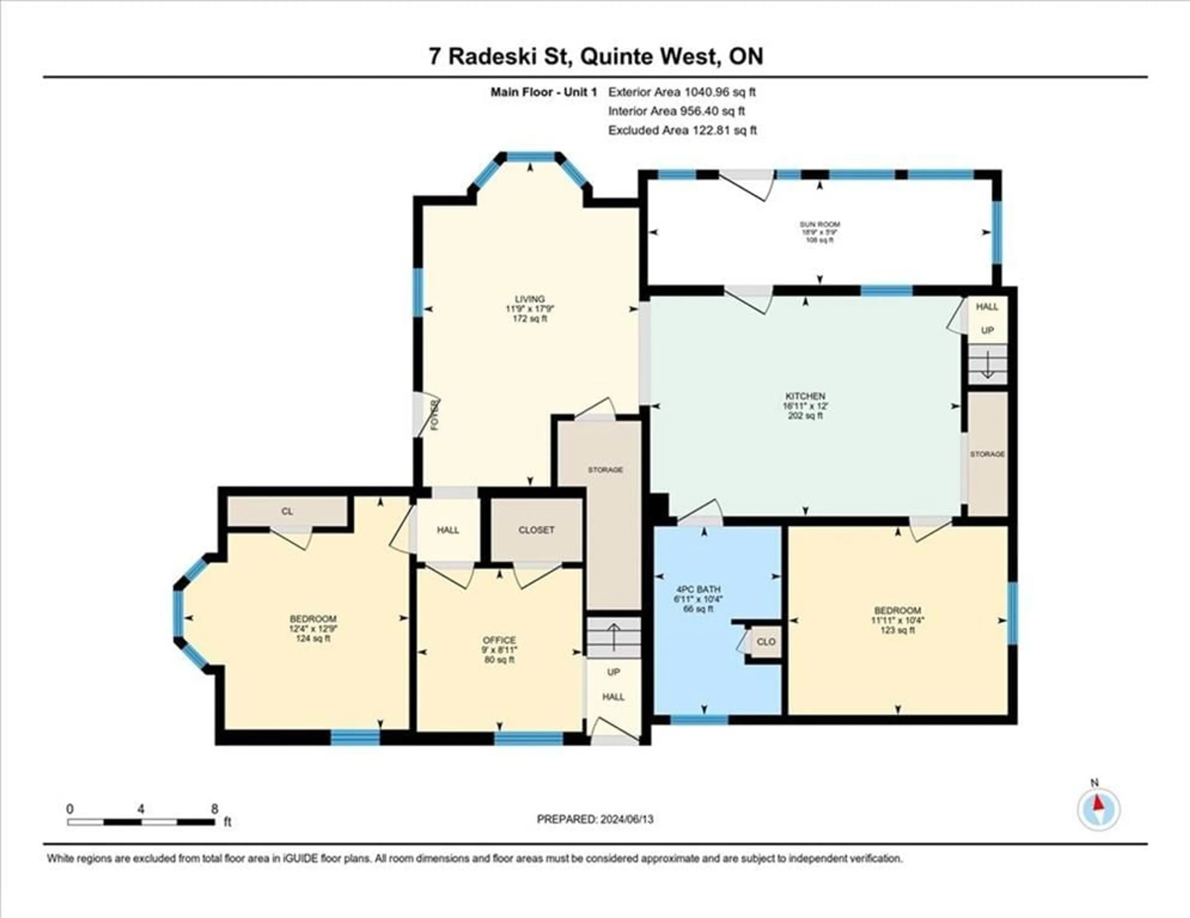 Floor plan for 7 Radeski St, Trenton Ontario K8V 4H2