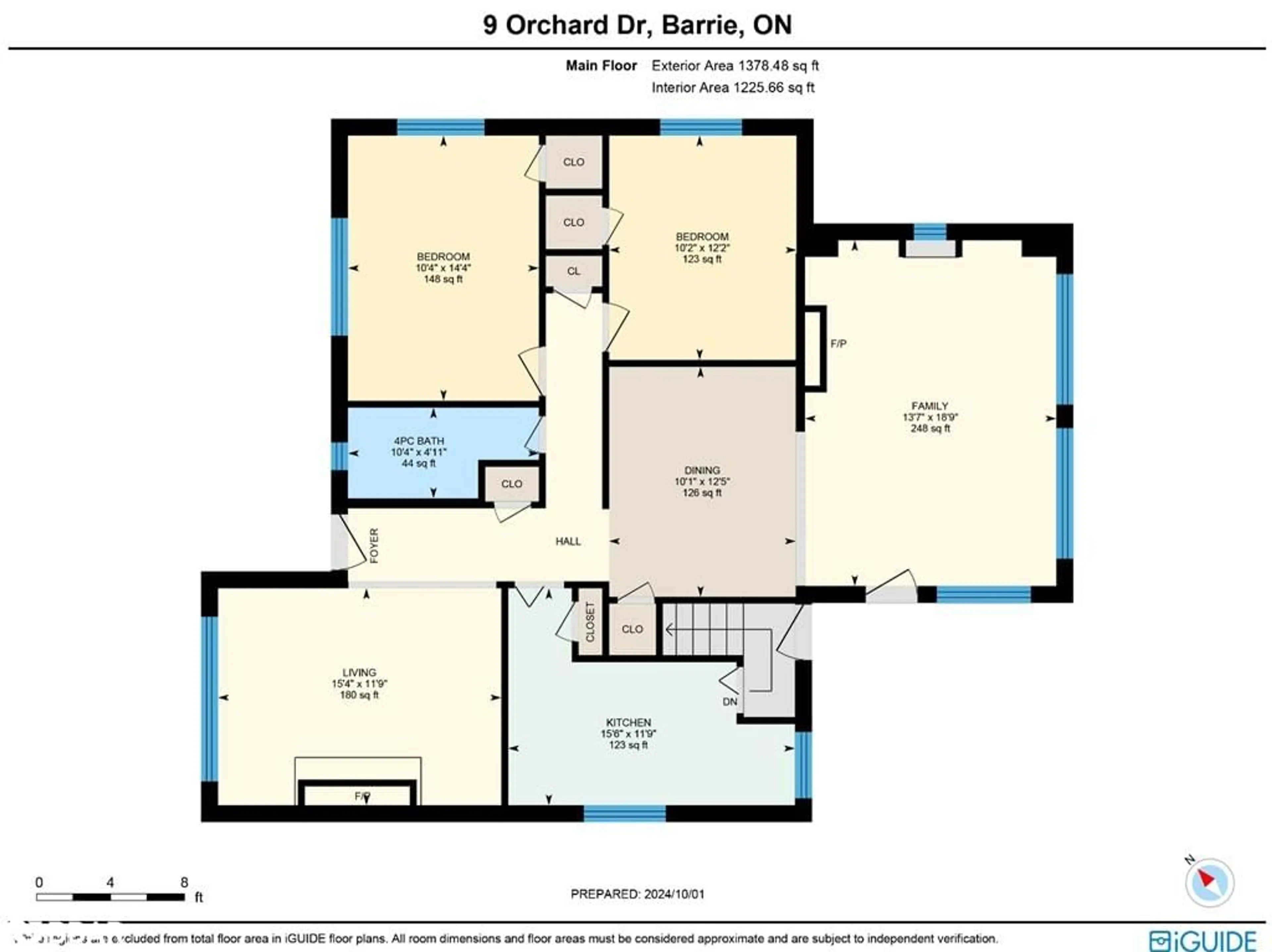 Floor plan for 9 Orchard Dr, Barrie Ontario L4M 1N5