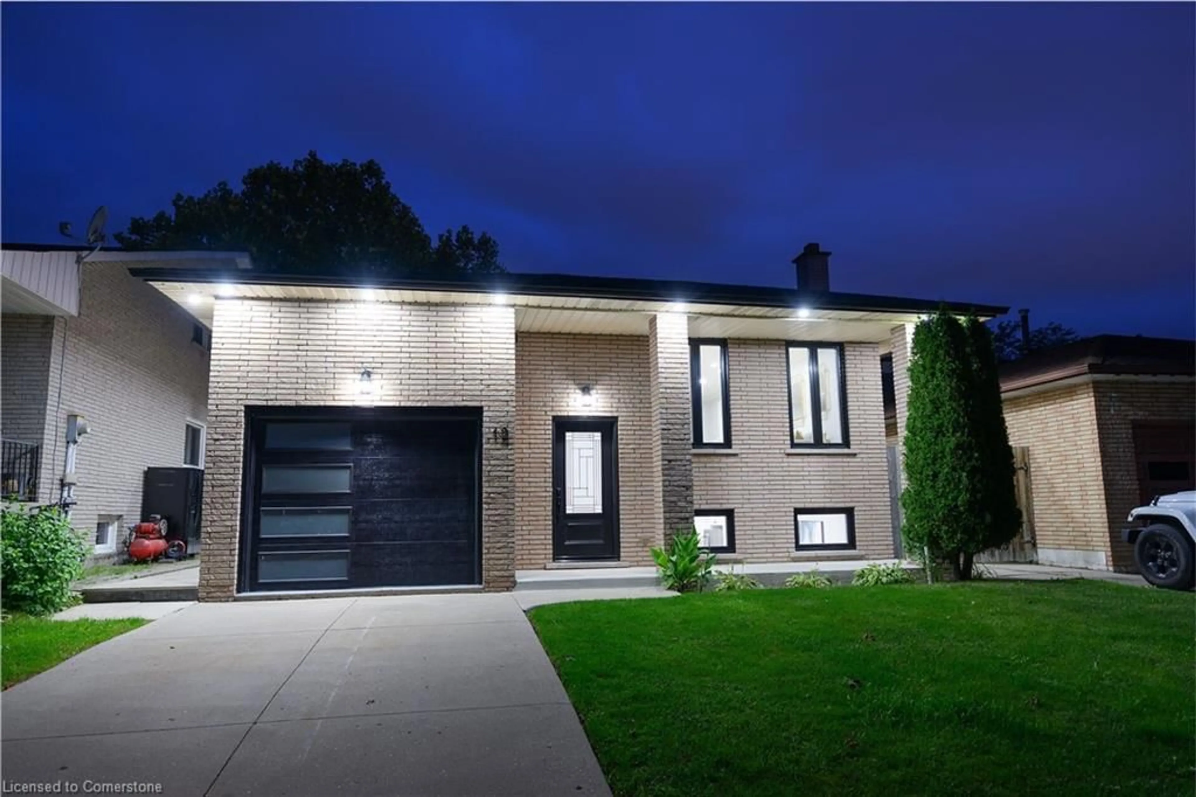 Home with brick exterior material for 12 Solomon Cres, Hamilton Ontario L8W 1Y7