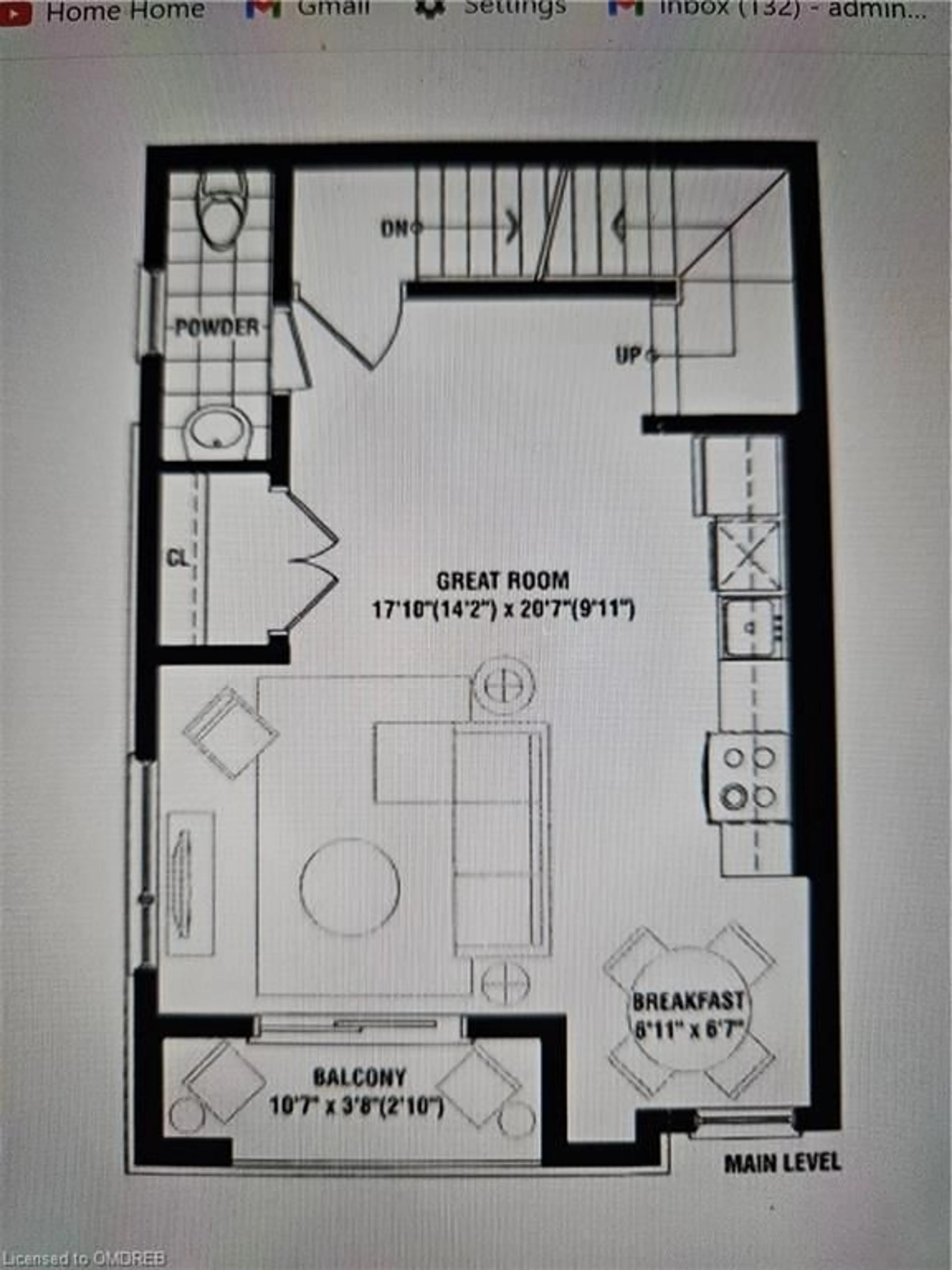 Floor plan for 3540 Colonial Dr #12, Mississauga Ontario L5L 0C1