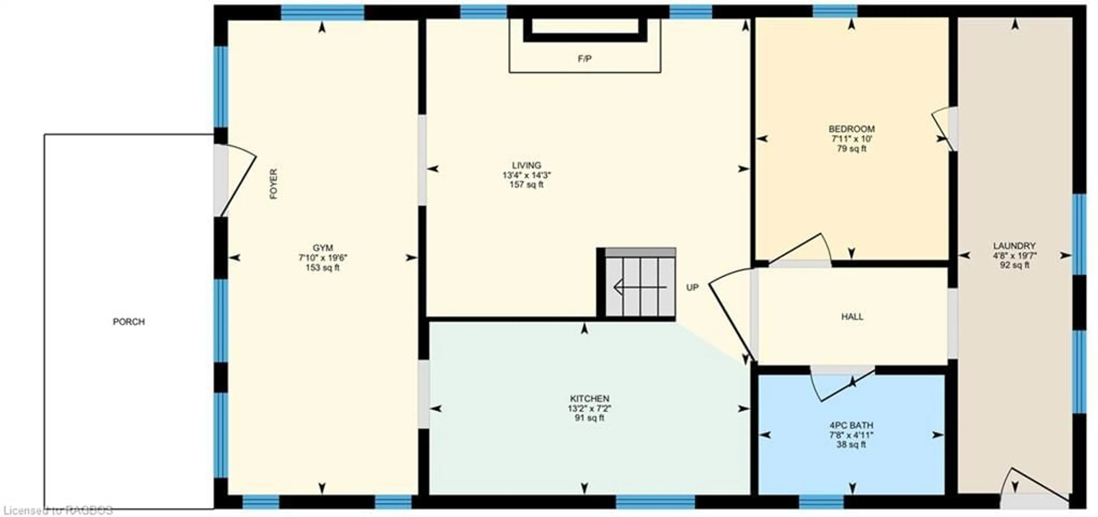 Floor plan for 119 Thompson Lane, Southampton Ontario N0H 2L0