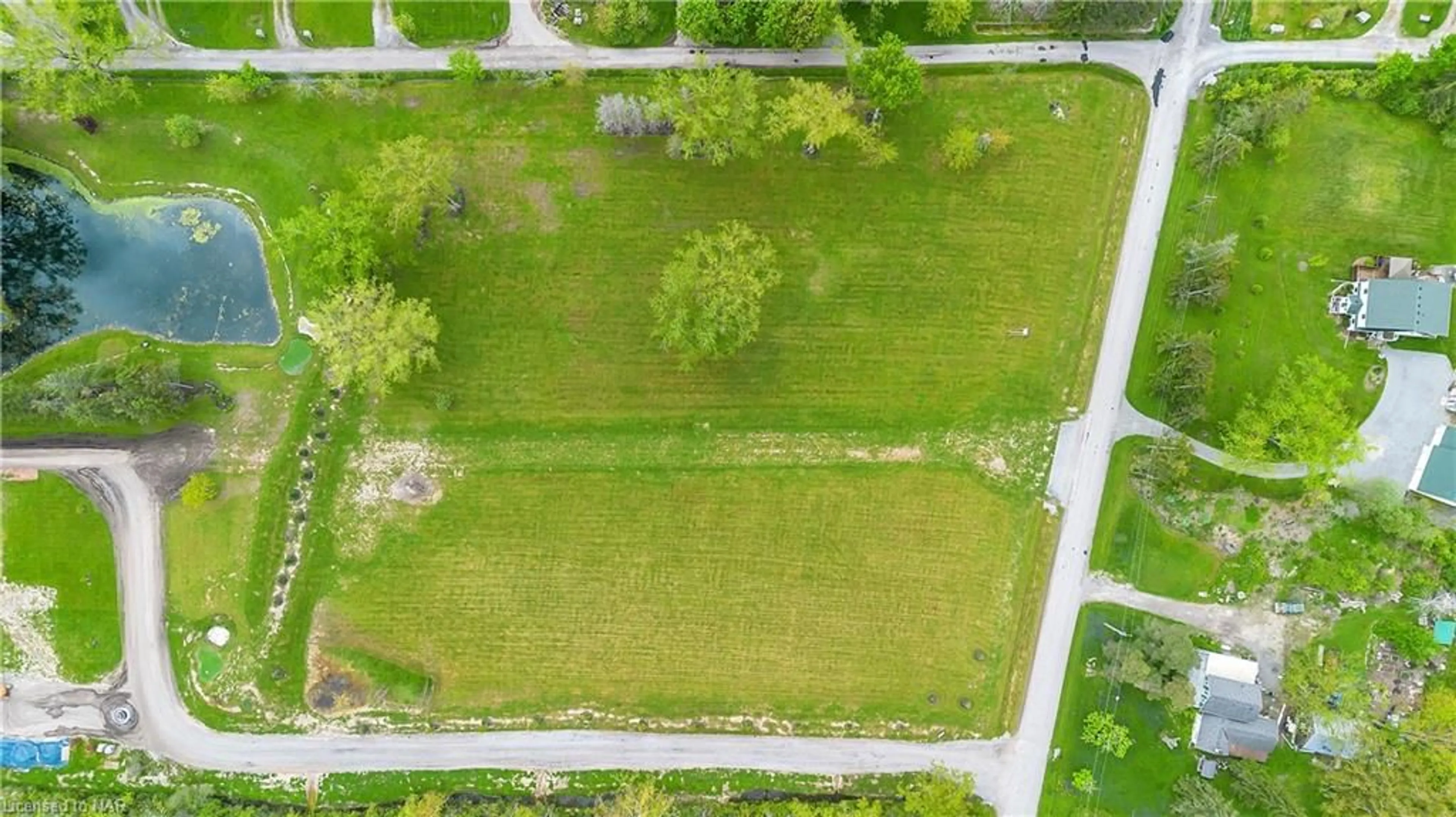 A pic from exterior of the house or condo, the fenced backyard for 214 Windmill Point Rd #PART 2, Ridgeway Ontario L0S 1N0