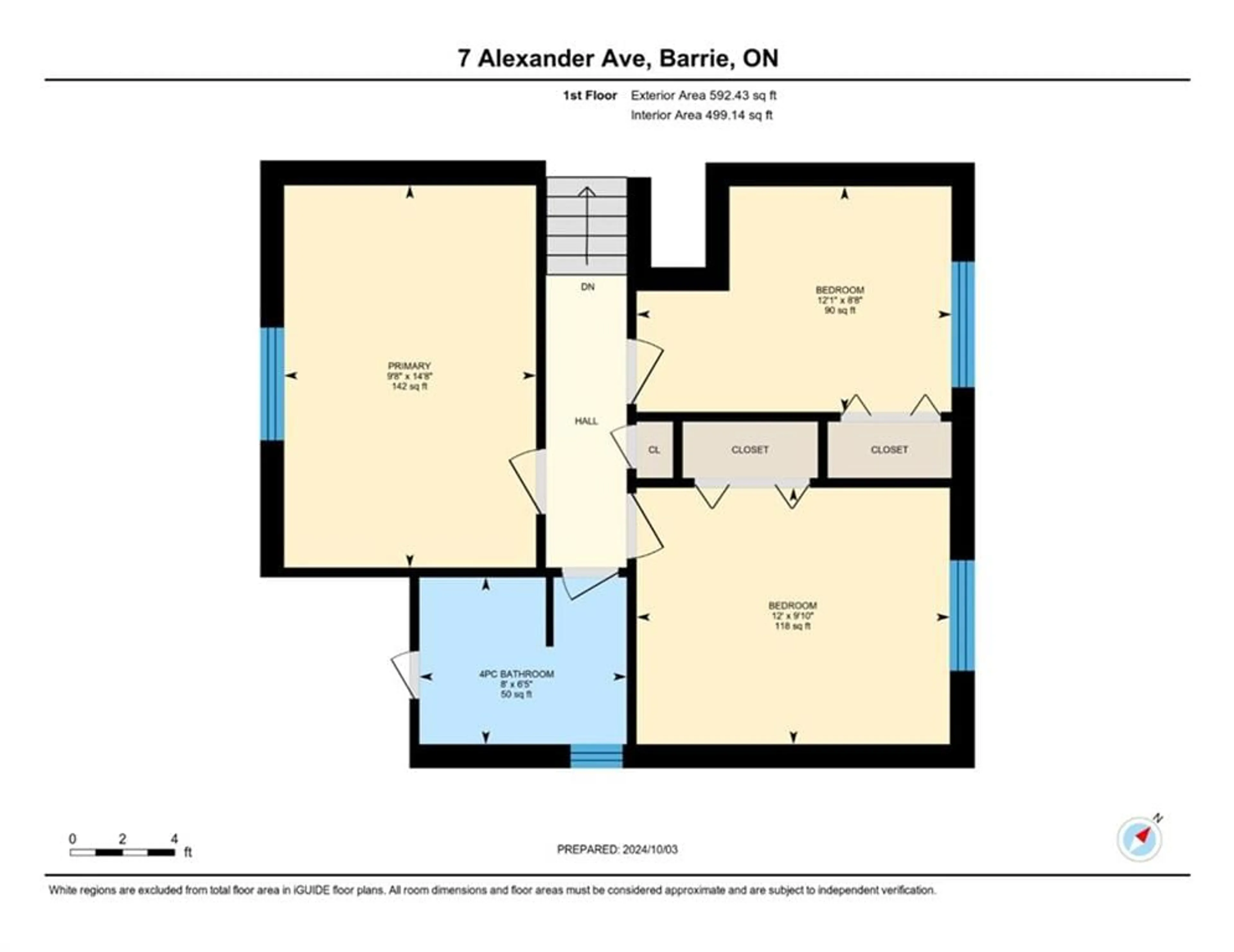 Floor plan for 7 Alexander Ave, Barrie Ontario L4M 2B5