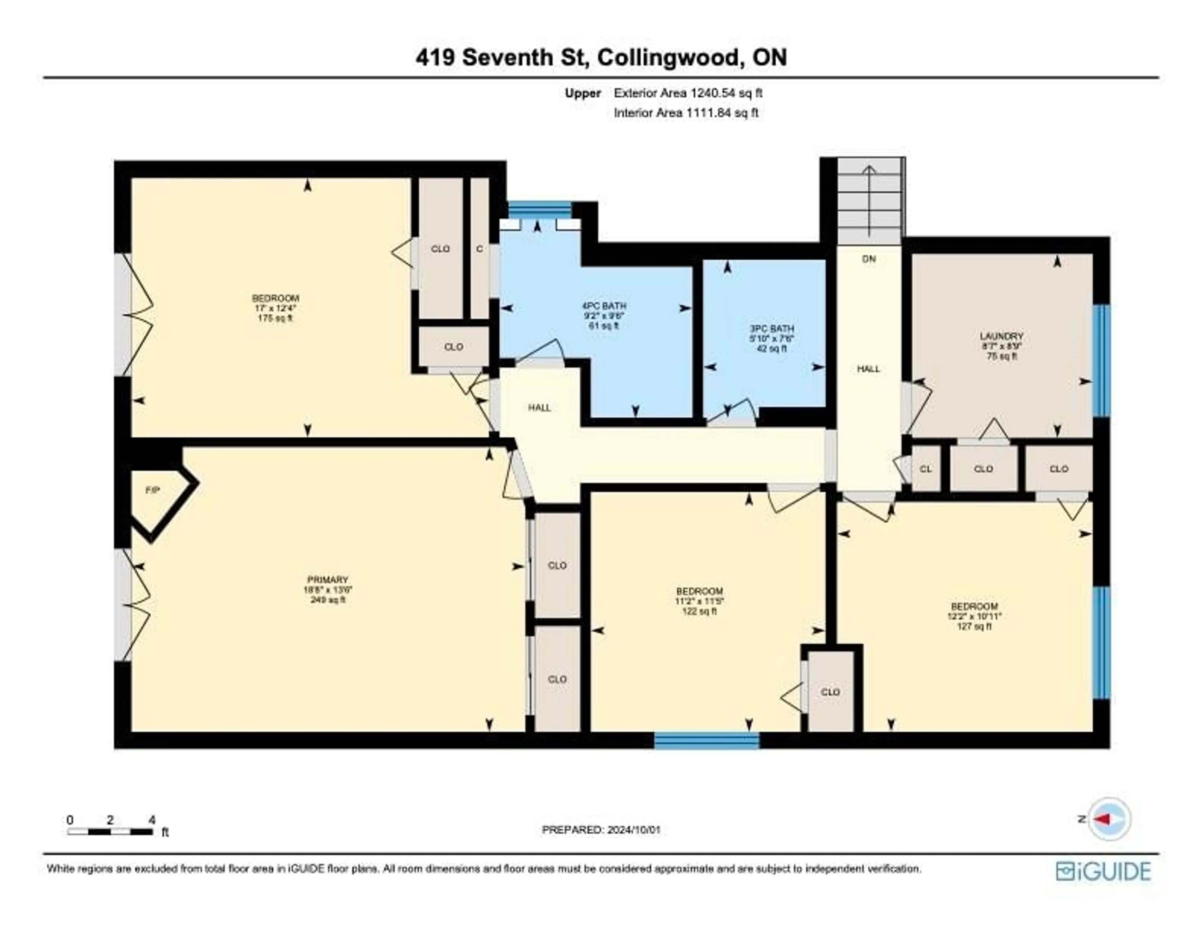 Floor plan for 419 Seventh St, Collingwood Ontario L9Y 2B4