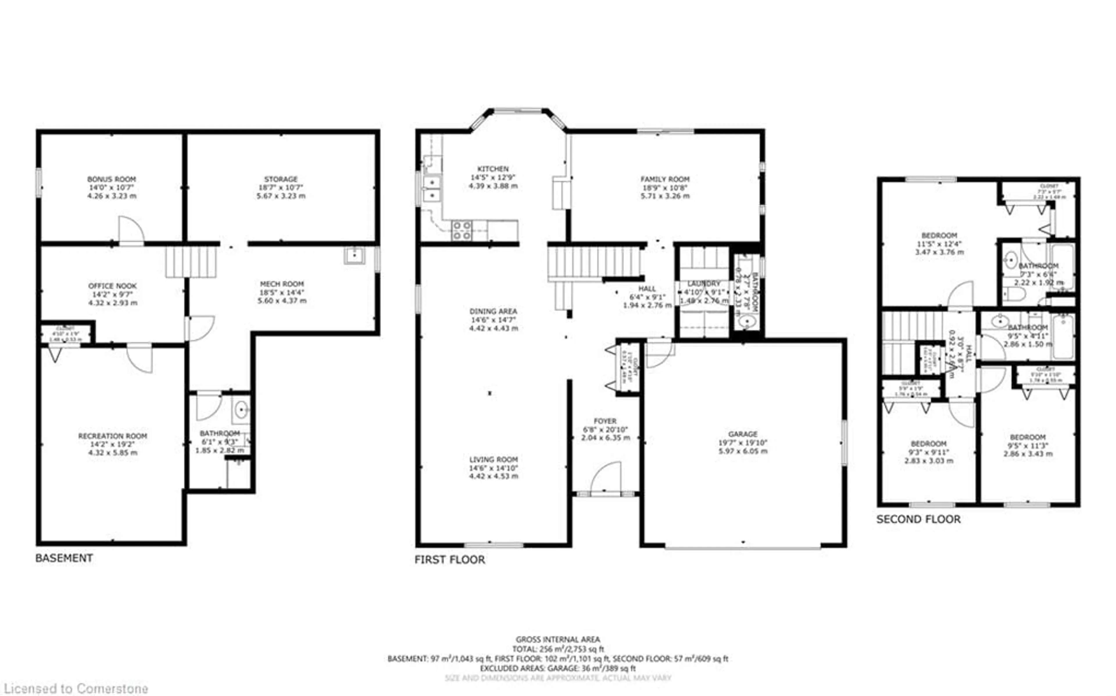 Floor plan for 2 Angle St, Simcoe Ontario N3Y 5G6